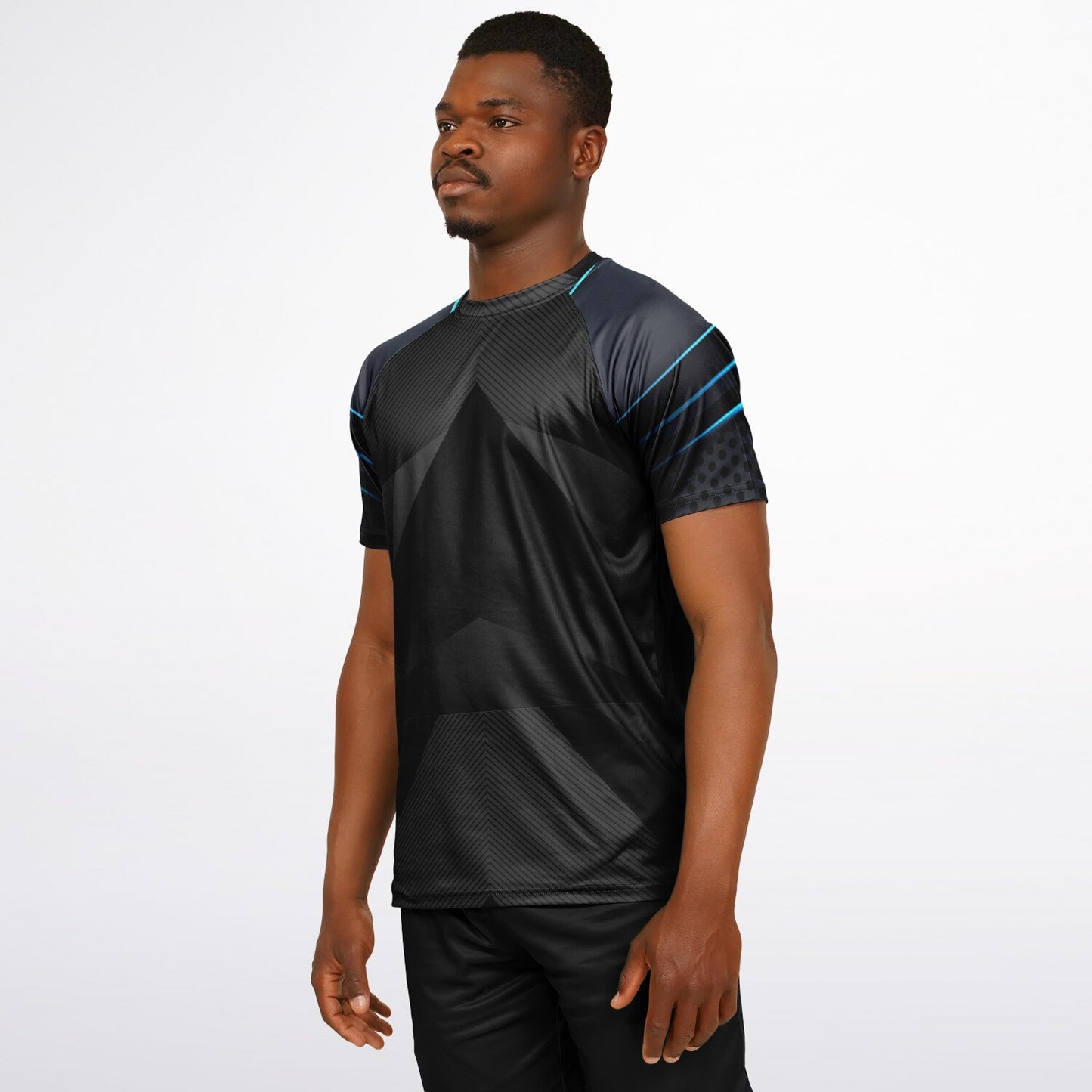 Carbon Arrow with Blue lines Active Wear Jersey