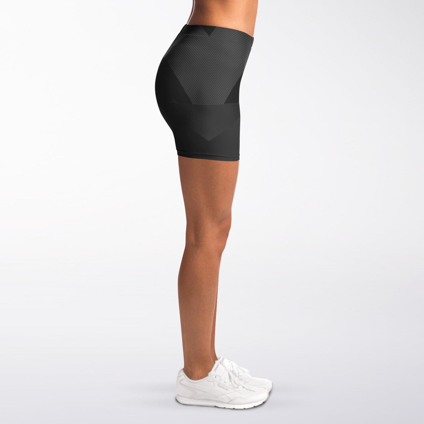 Black carbon arrow Legging Shorts -