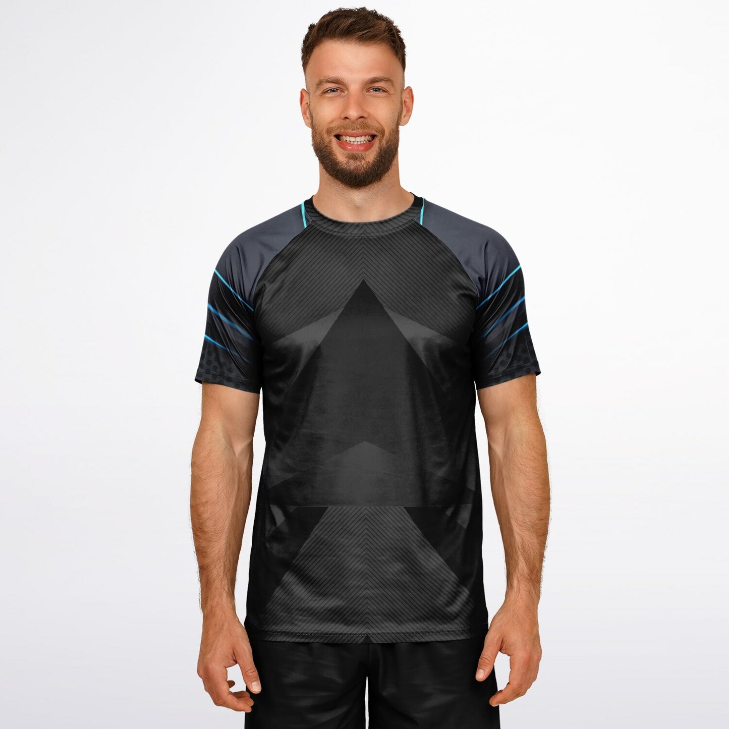 Carbon Arrow with Blue lines Active Wear Jersey