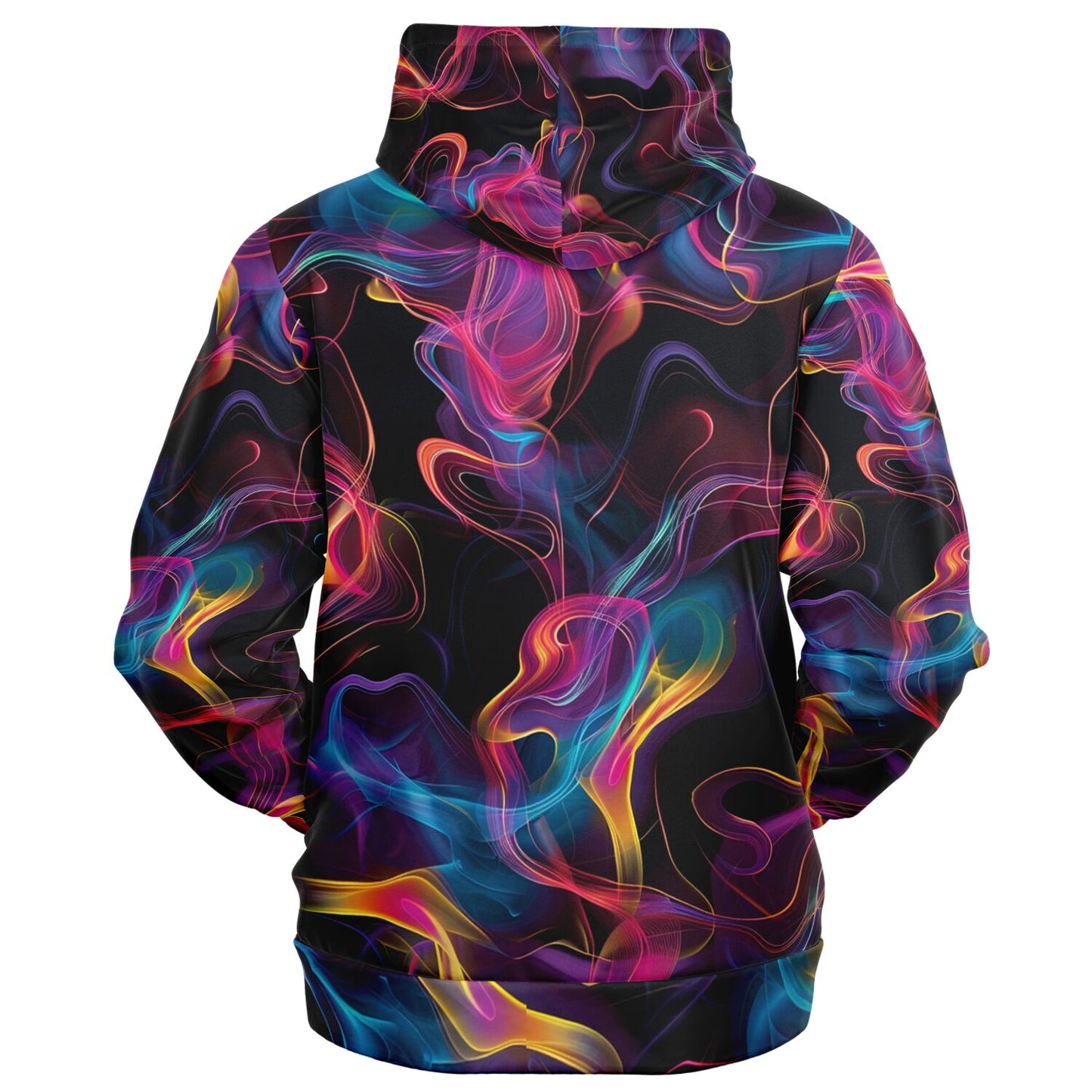 Neon Smoke 4 Fashion Zip-Up Hoodie -