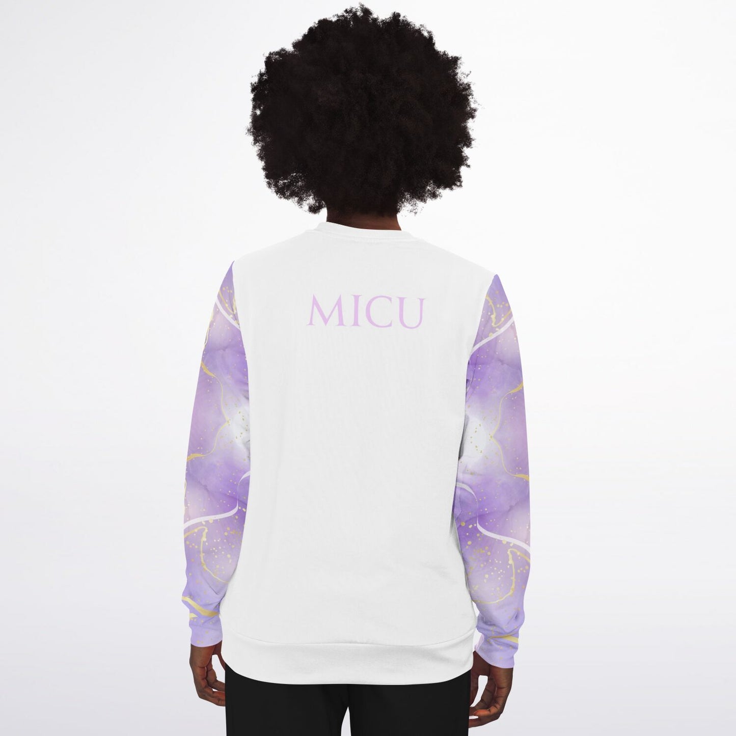 Crew Sweatshirt - Purple with gold MICU