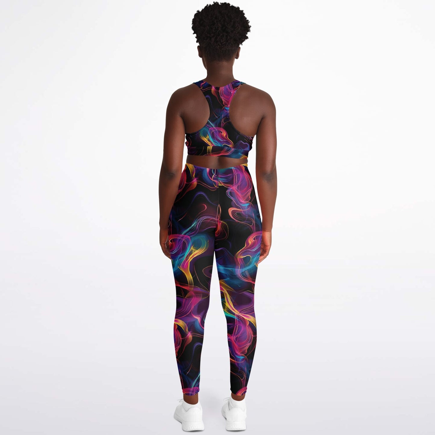 Neon Smoke 4 Padded Sports Bra & Leggings -