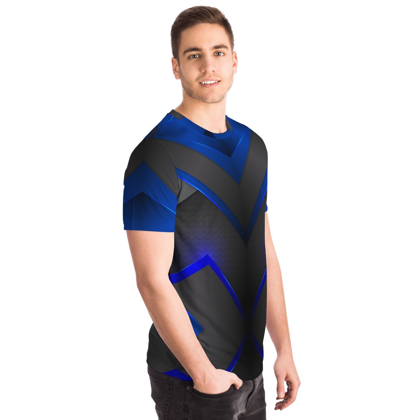 Black and Blue vector T-shirt
