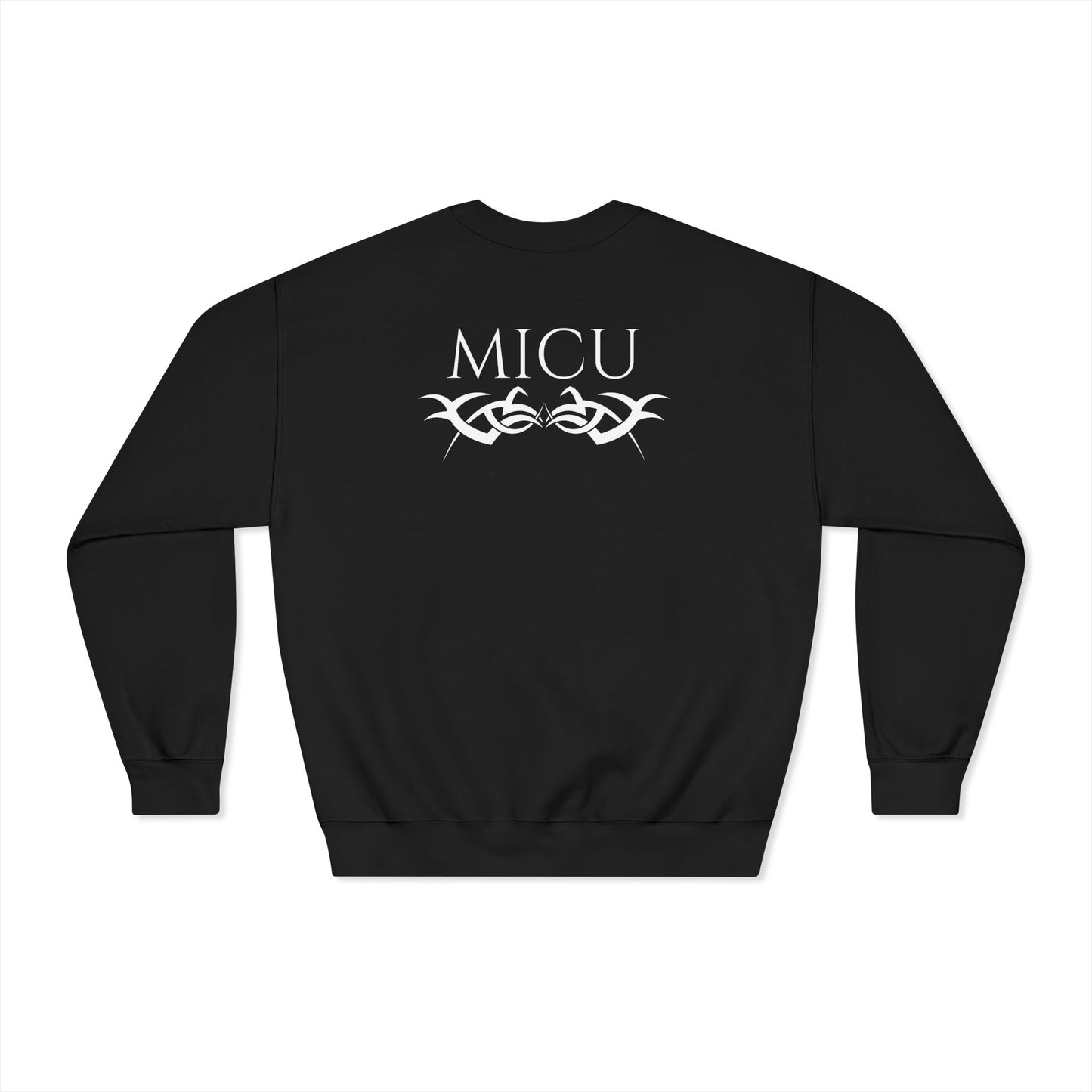 Crewneck Sweatshirt with RN & MICU Design - Cozy Medical Apparel
