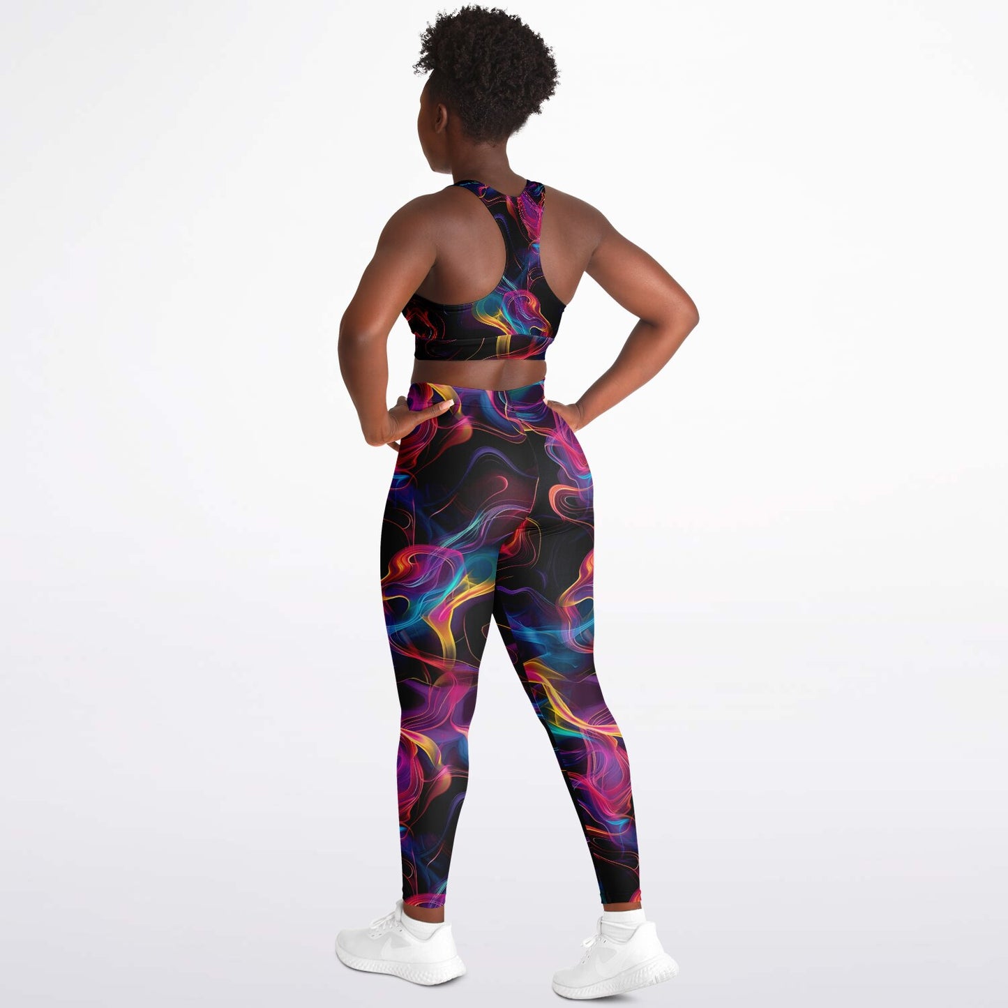 Neon Smoke 4 Padded Sports Bra & Leggings -