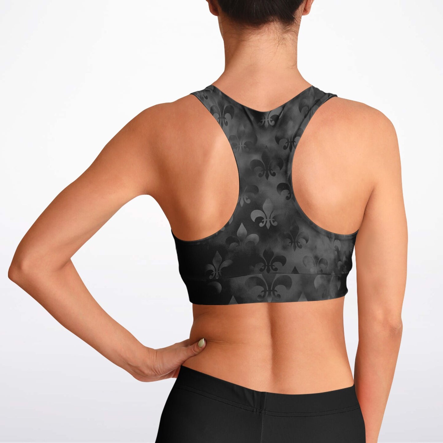 Padded Sports Bra - AOP