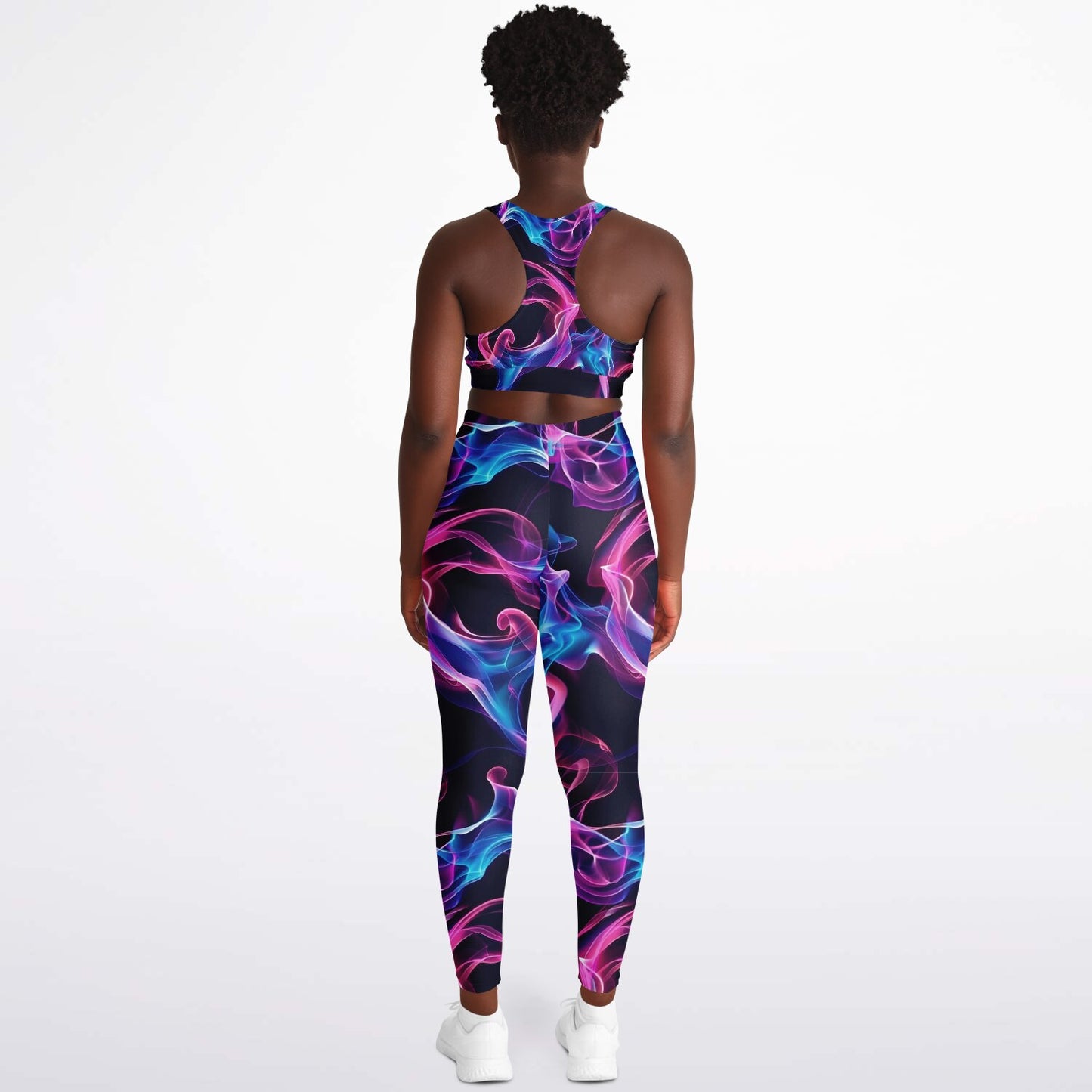 Neon Smoke 1 Padded Sports Bra & Leggings -