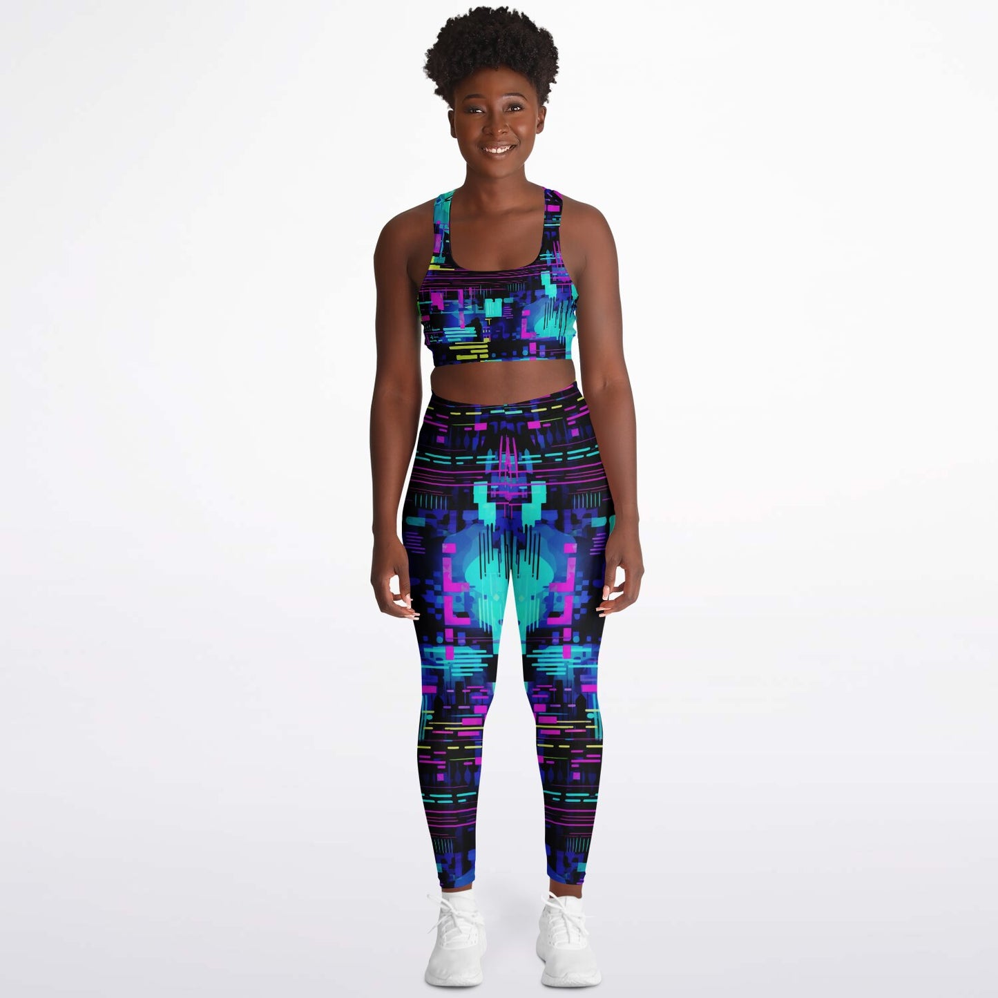 Neon 4 Padded Sports Bra & Leggings -