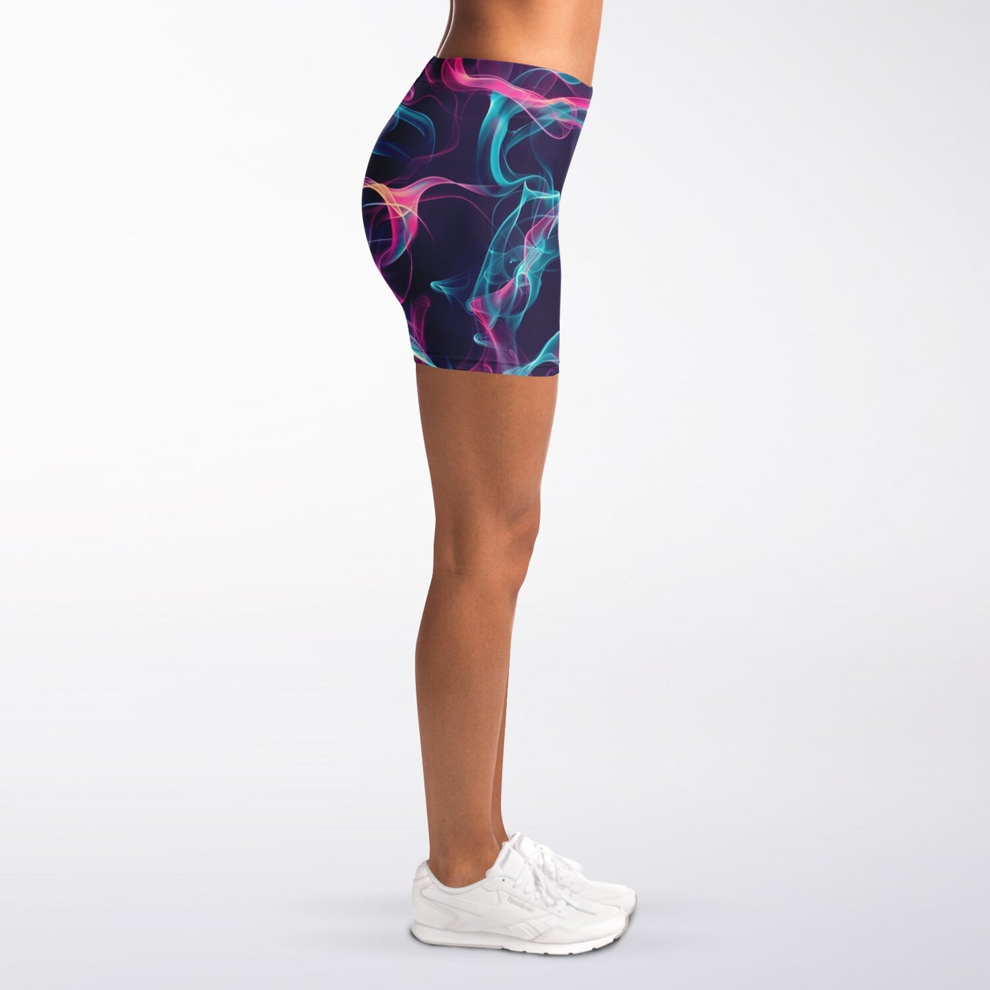 Neon smoke Legging Shorts - AOP D2