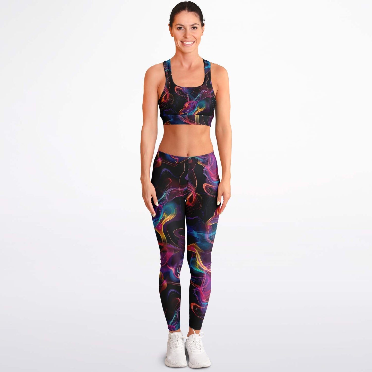 Neon Smoke 4 Padded Sports Bra & Leggings -
