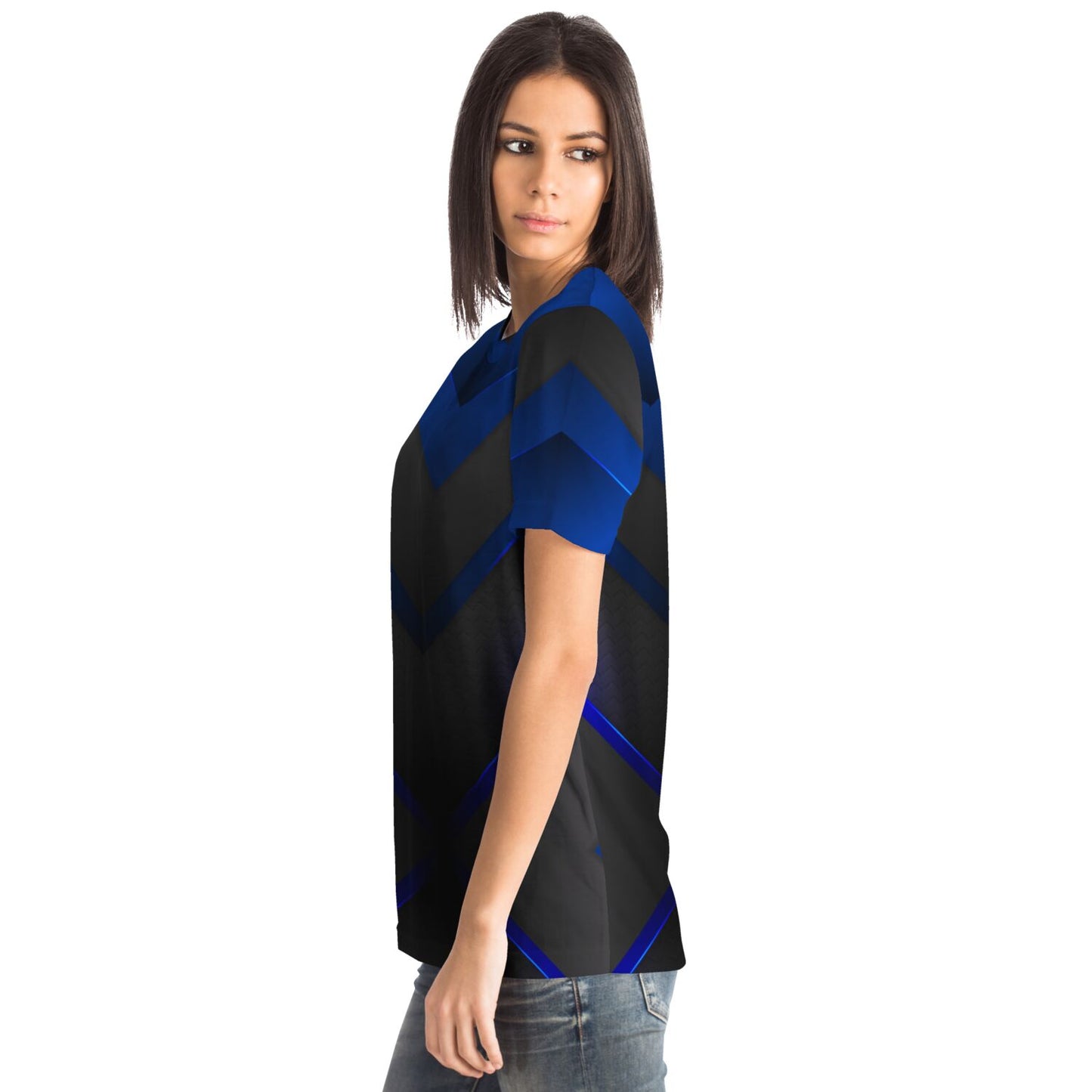 Black and Blue vector T-shirt