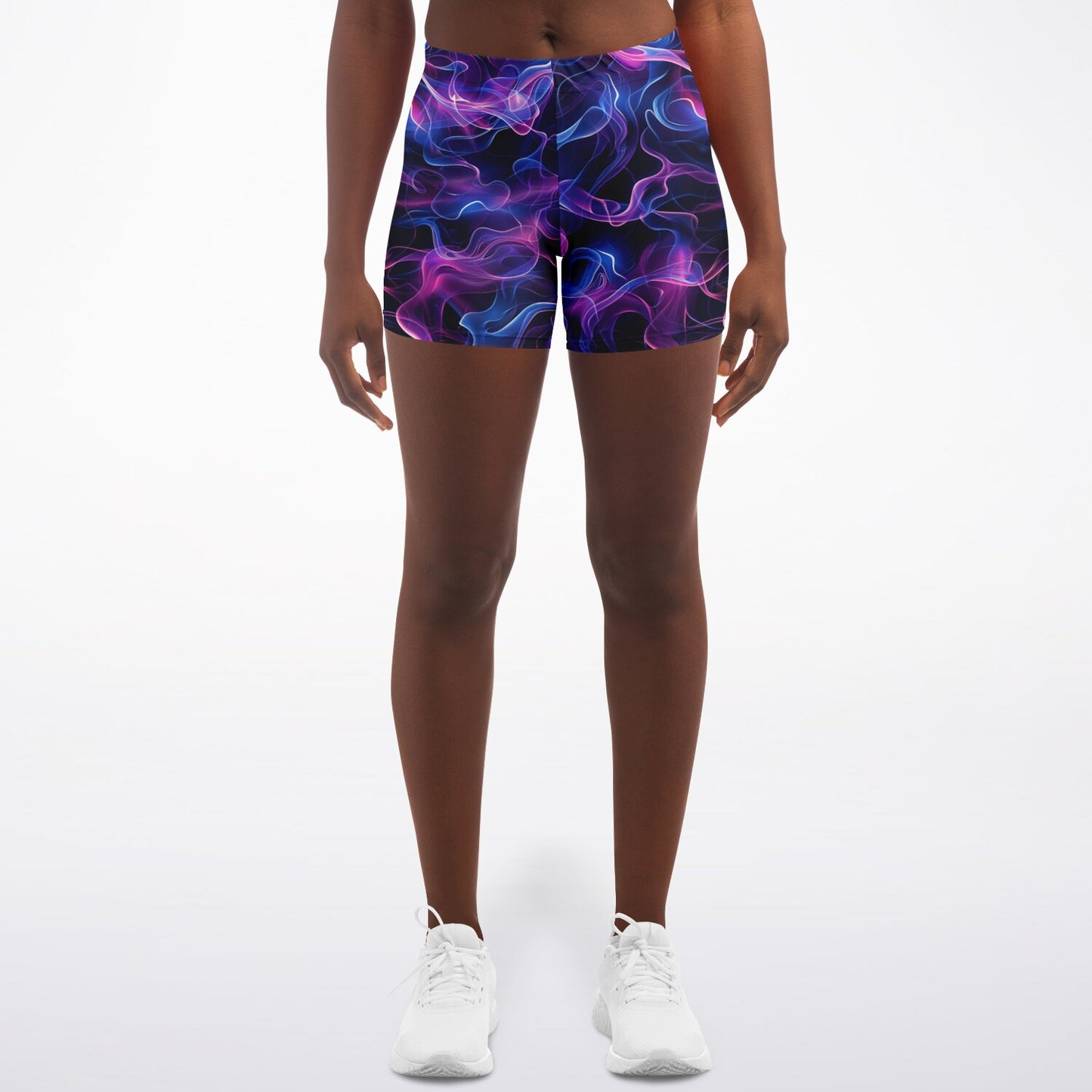 Neon Smoke Legging Shorts - AOP D8