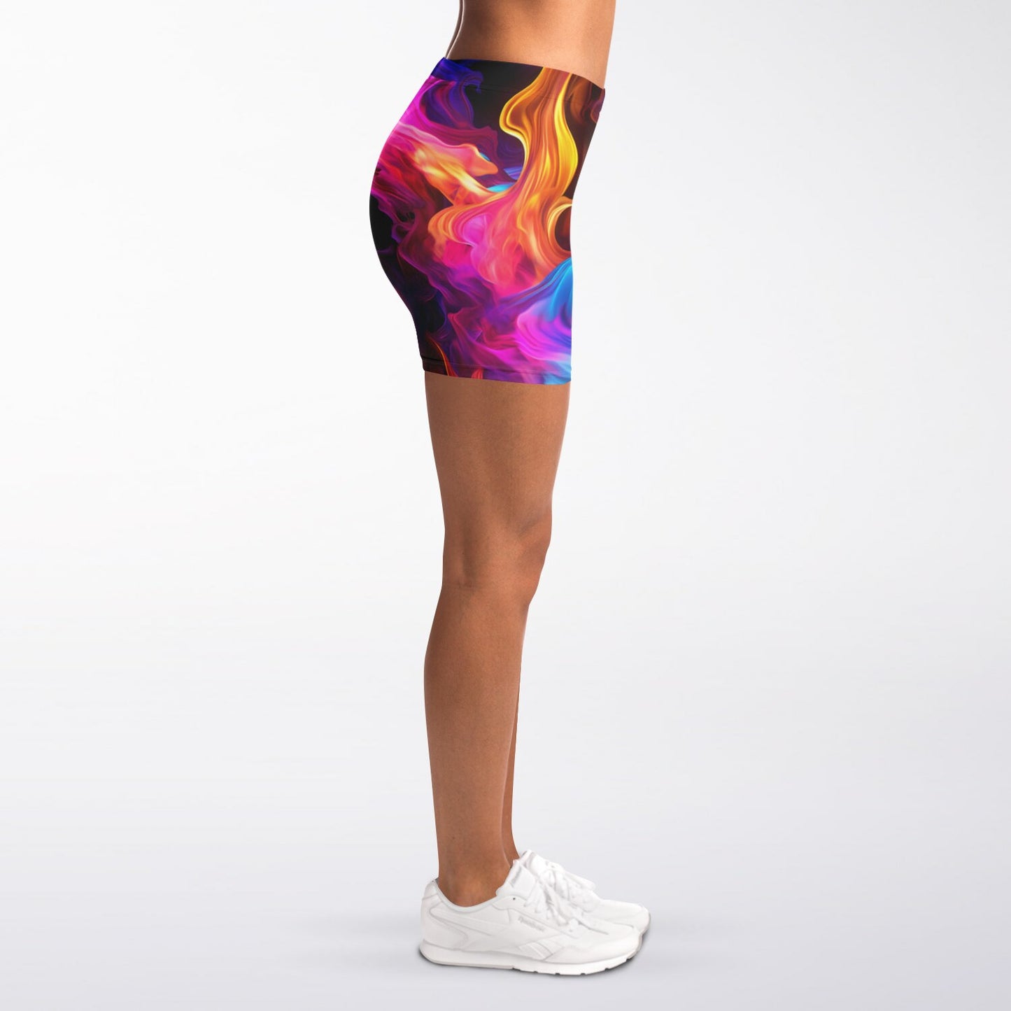 Fire and Ice Legging Shorts - AOP