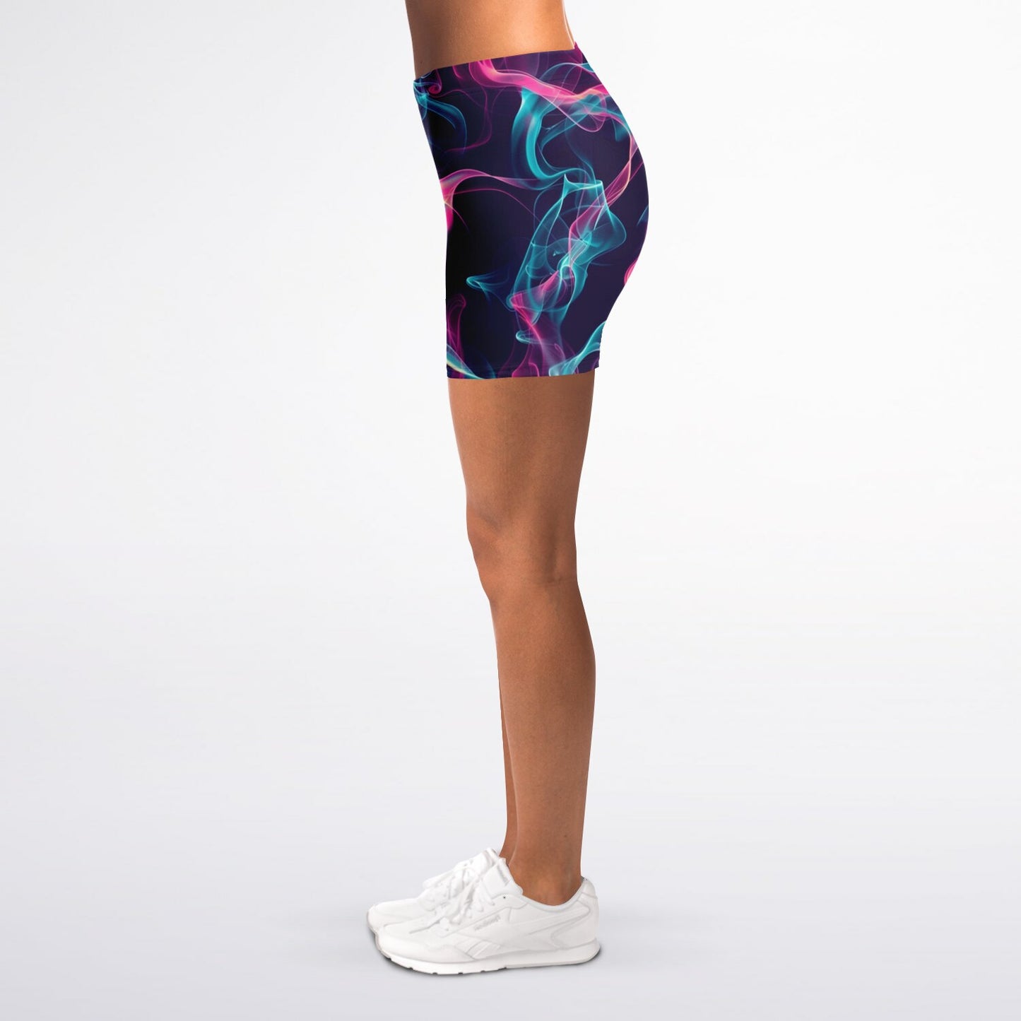 Neon smoke Legging Shorts - AOP D2