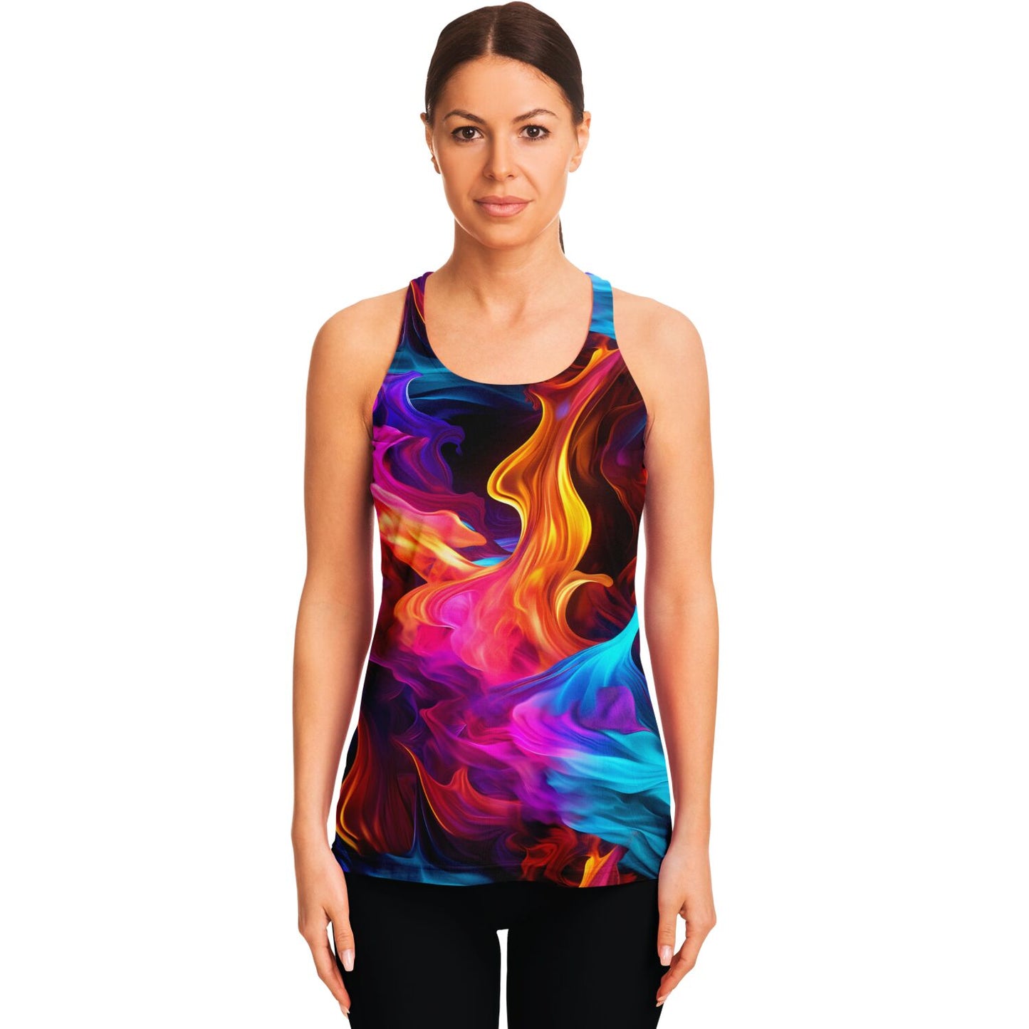 Fire and Ice Racerback Tank Top - AOP