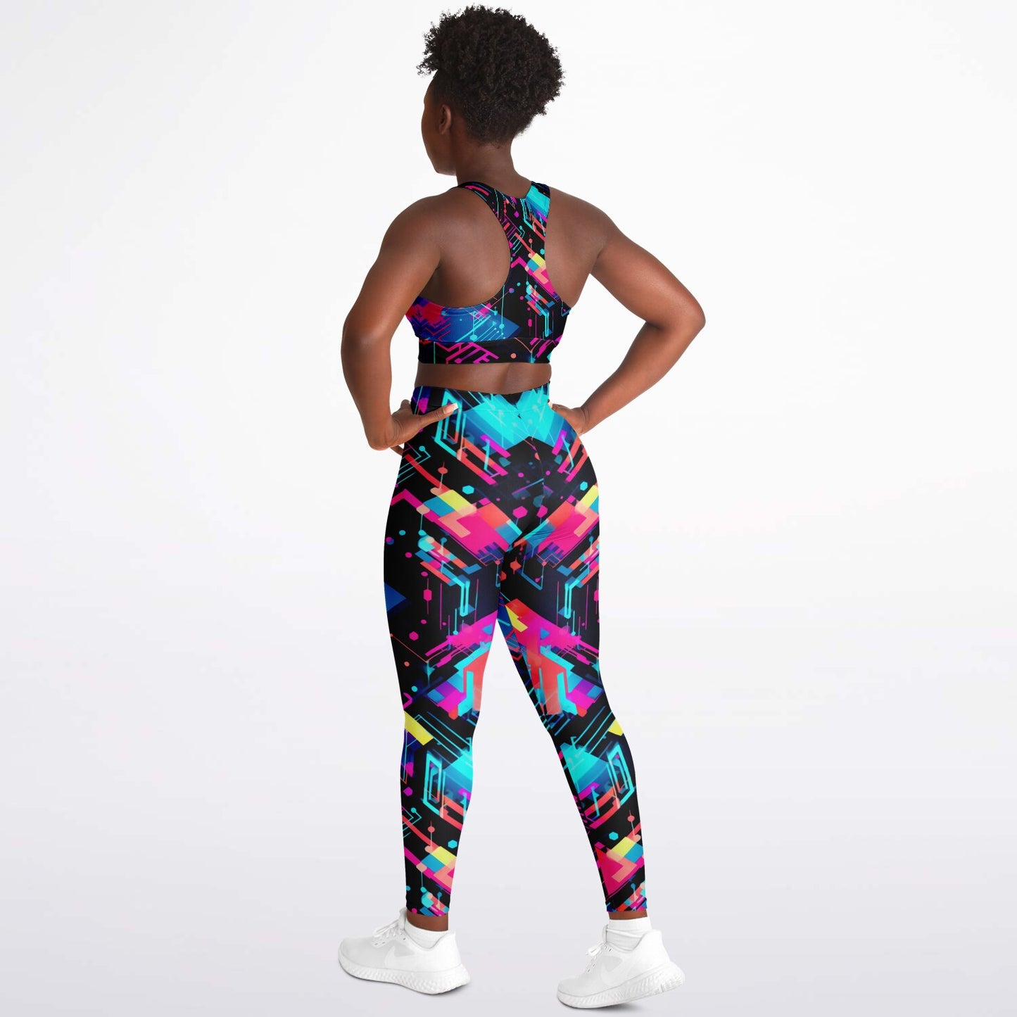 Neon 1 Padded Sports Bra & Leggings -