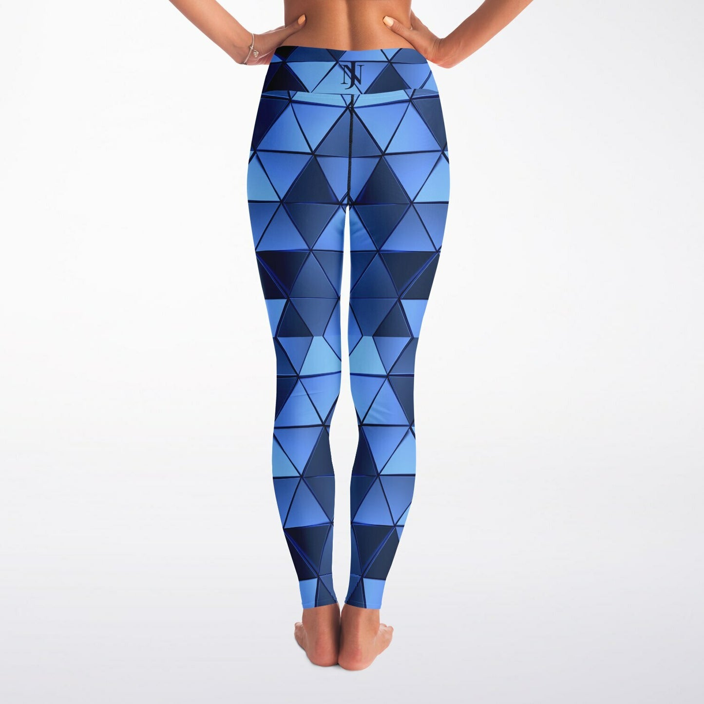 Blue Diamond Yoga Leggings -
