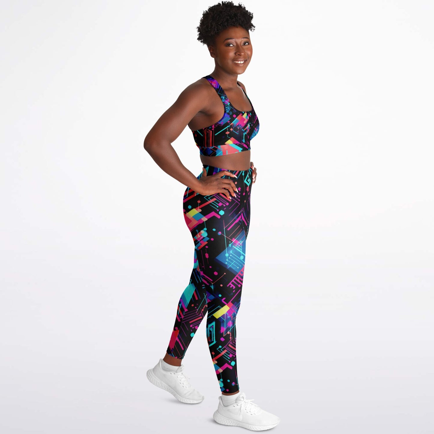 Neon 1 Padded Sports Bra & Leggings -