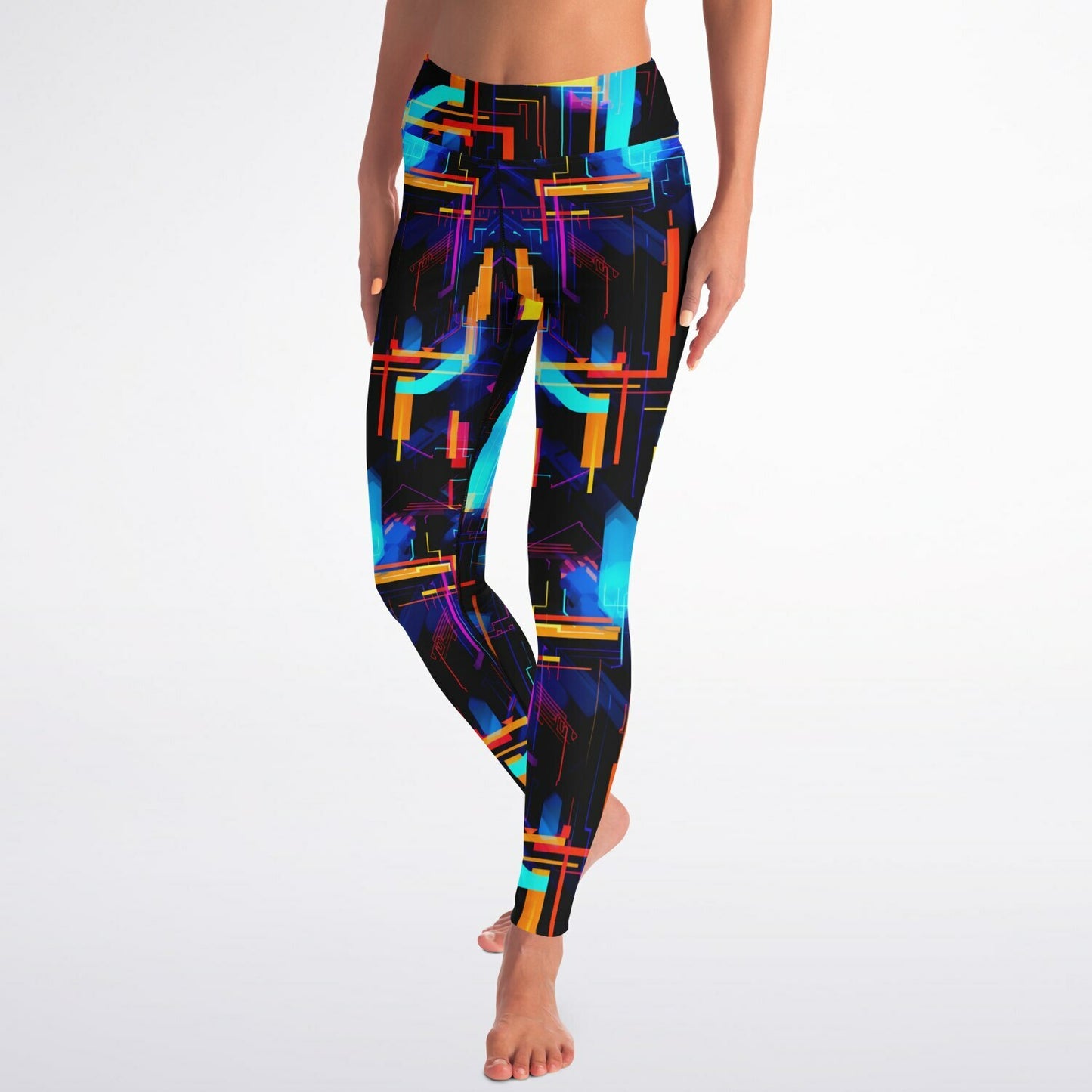 Neon 3 Yoga Leggings -