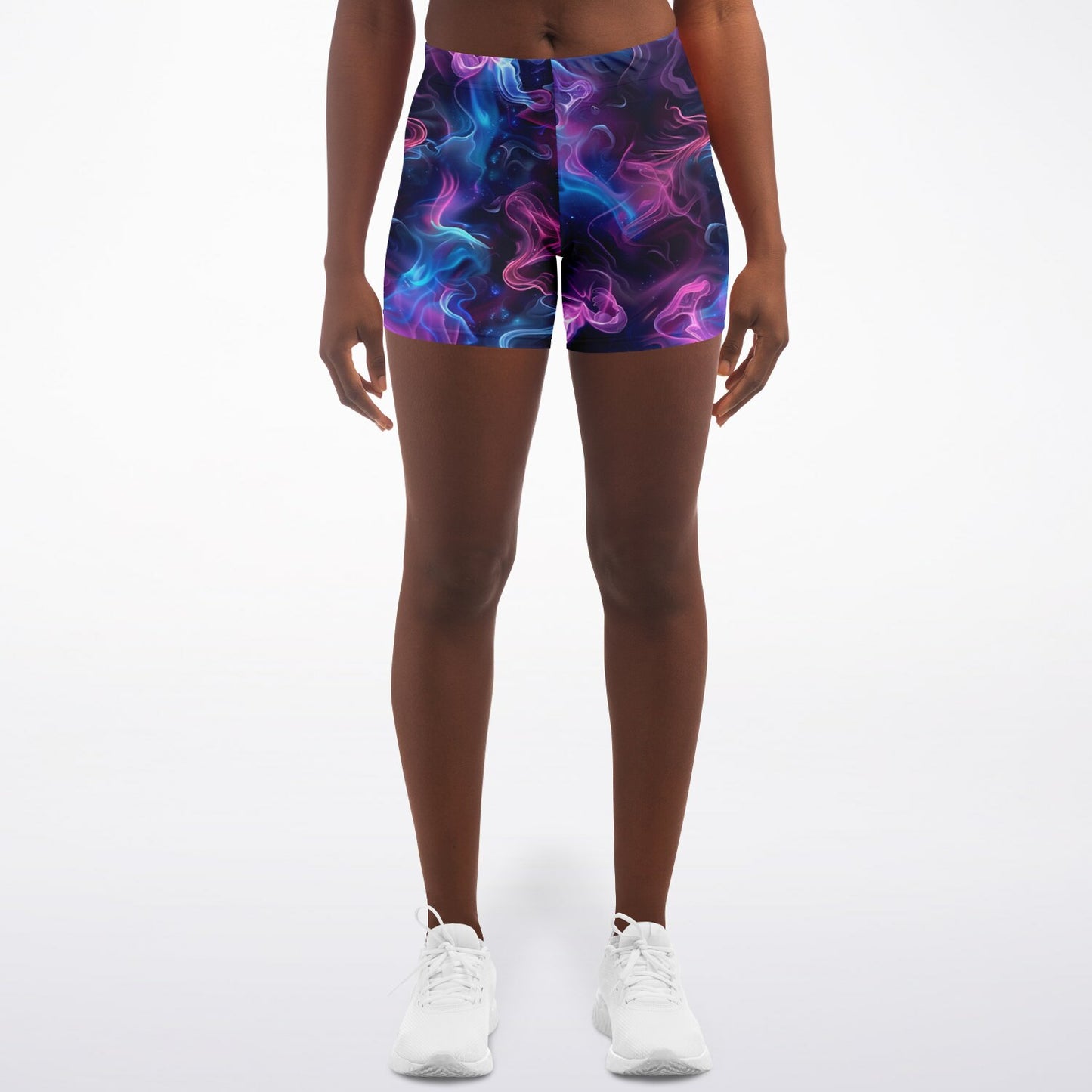 Neon Smoke Legging Shorts - AOP D5
