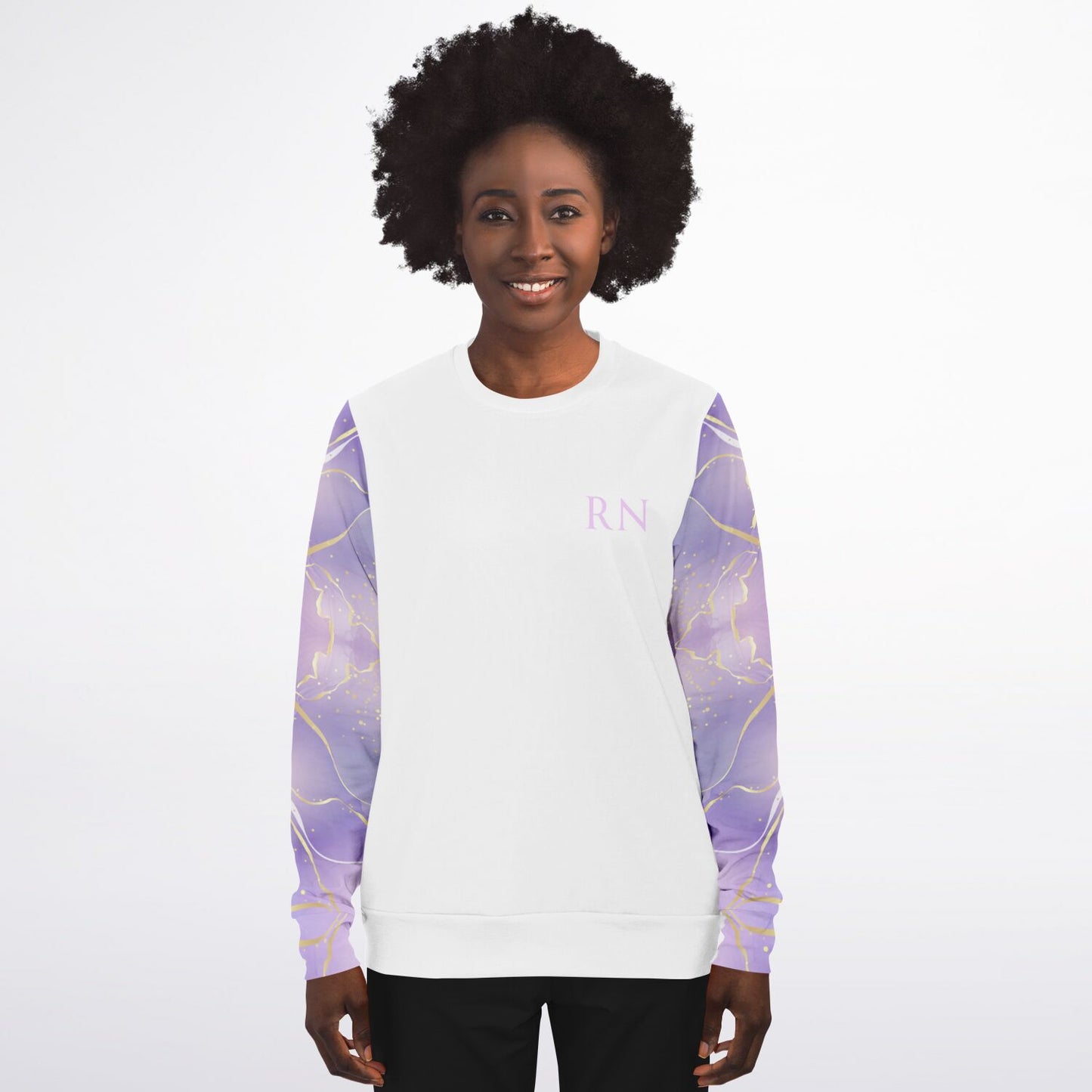 Crew Sweatshirt - Purple with gold MICU