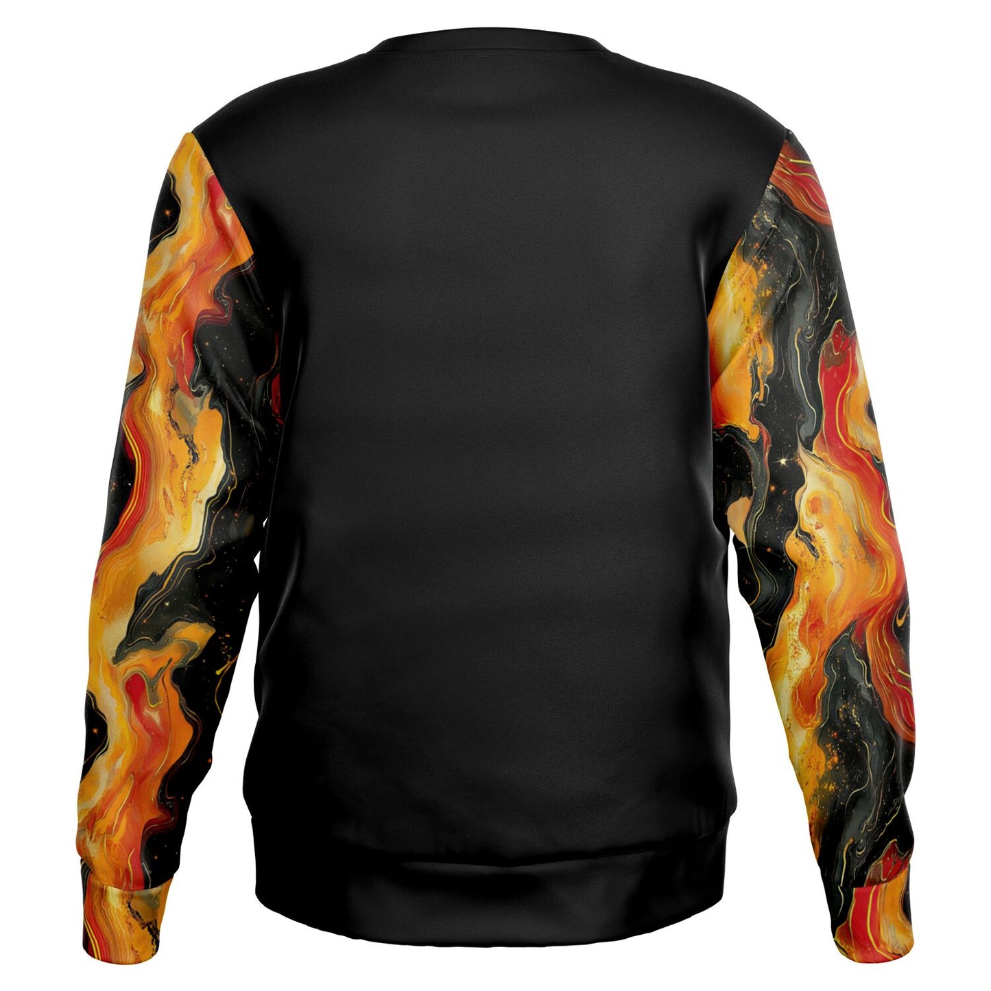 Fire nebula print Fashion Sweatshirt - D2
