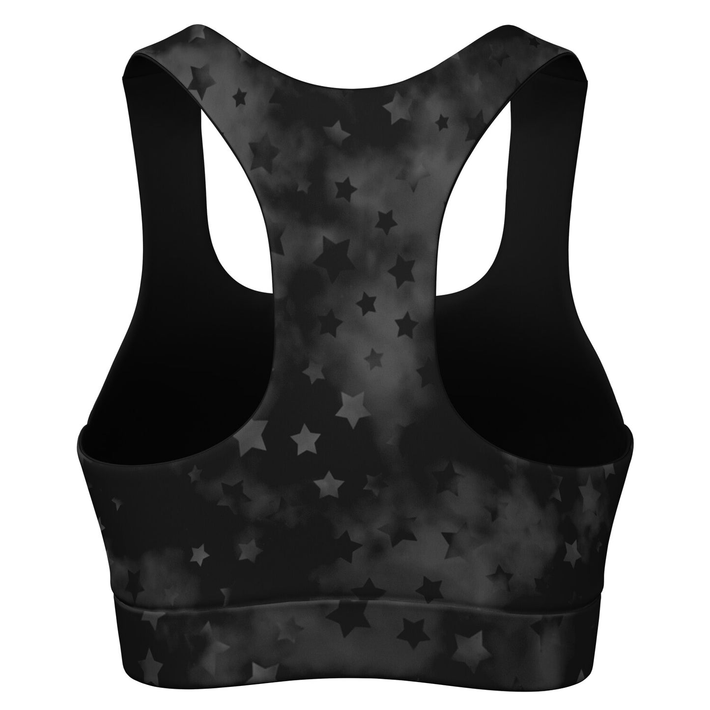 Black Star's Padded Sports Bra - AOP
