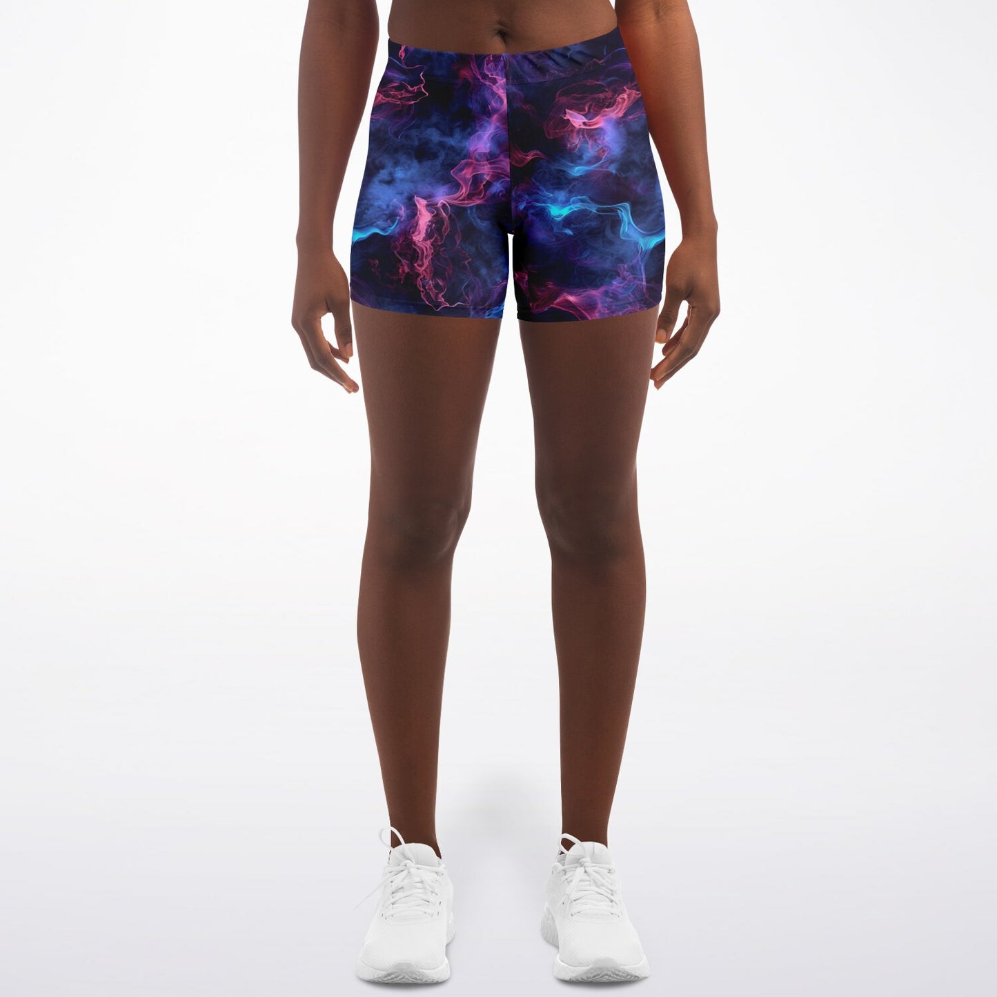 Neon Smoke Legging Shorts - AOP D9