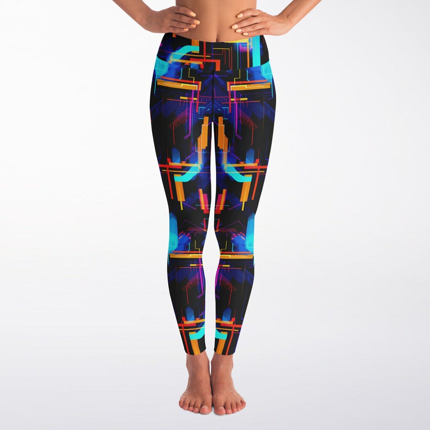 Neon 3 Yoga Leggings -