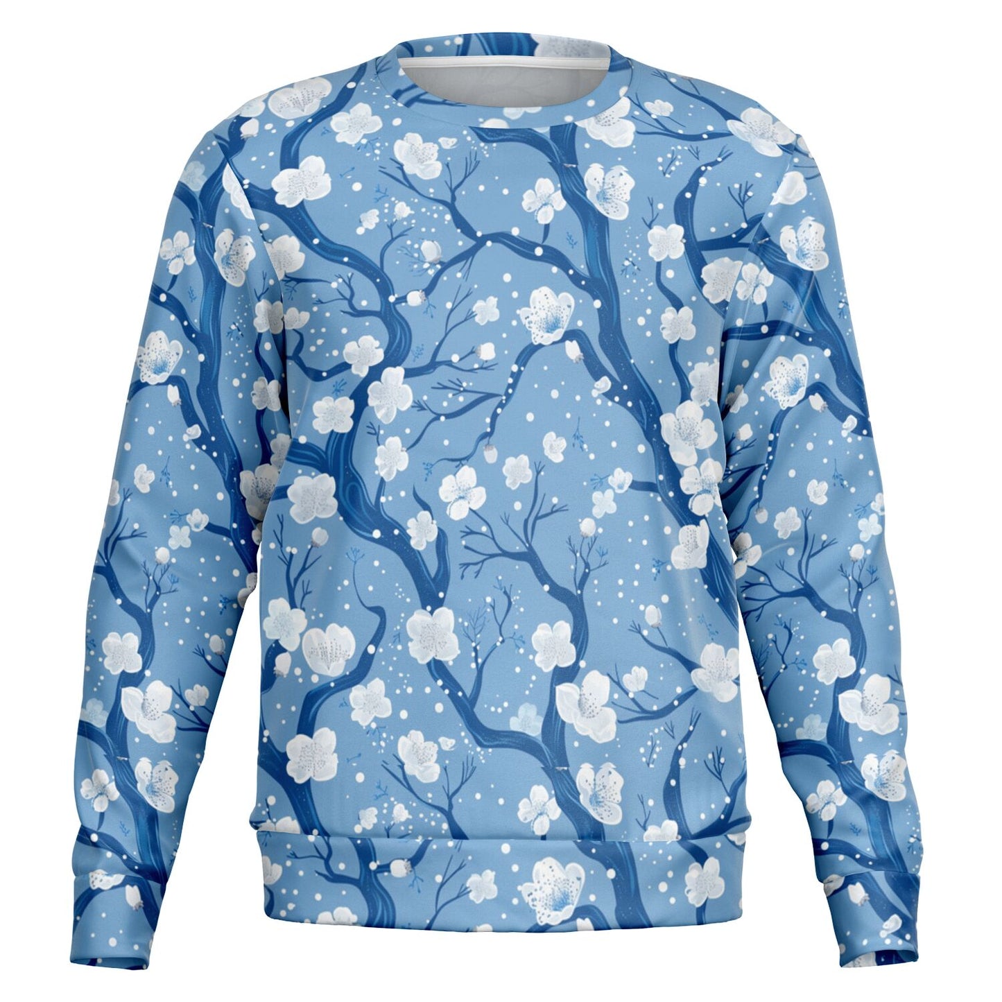 Blue poplar tree Crew Sweatshirt - AOP