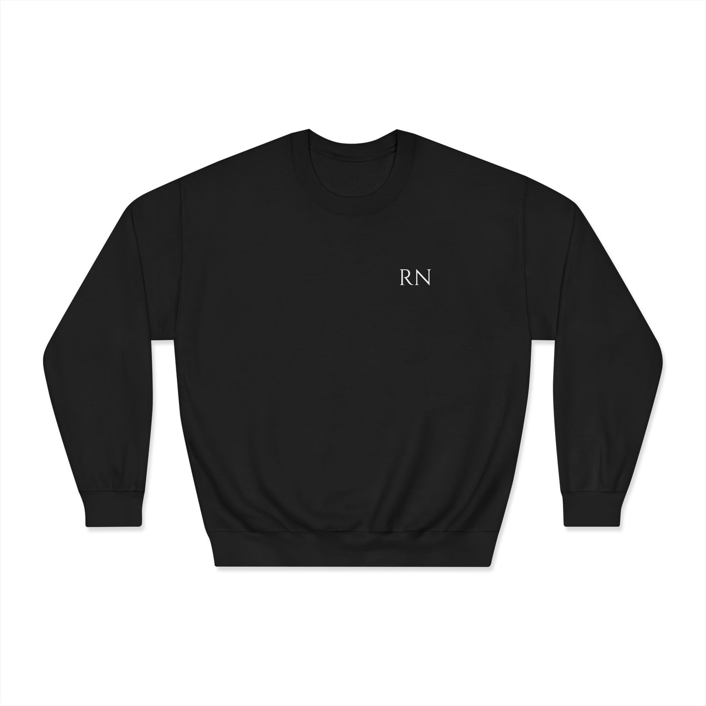 Crewneck Sweatshirt with RN & MICU Design - Cozy Medical Apparel