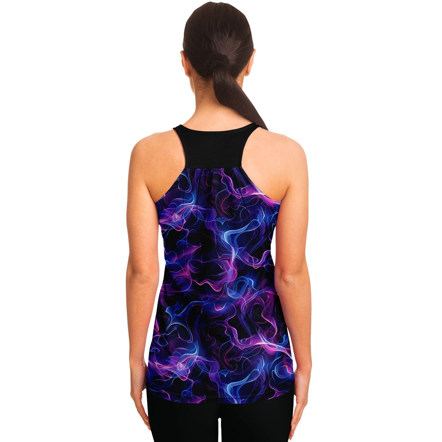 Neon Smoke Racerback Tank Top - AOP D8