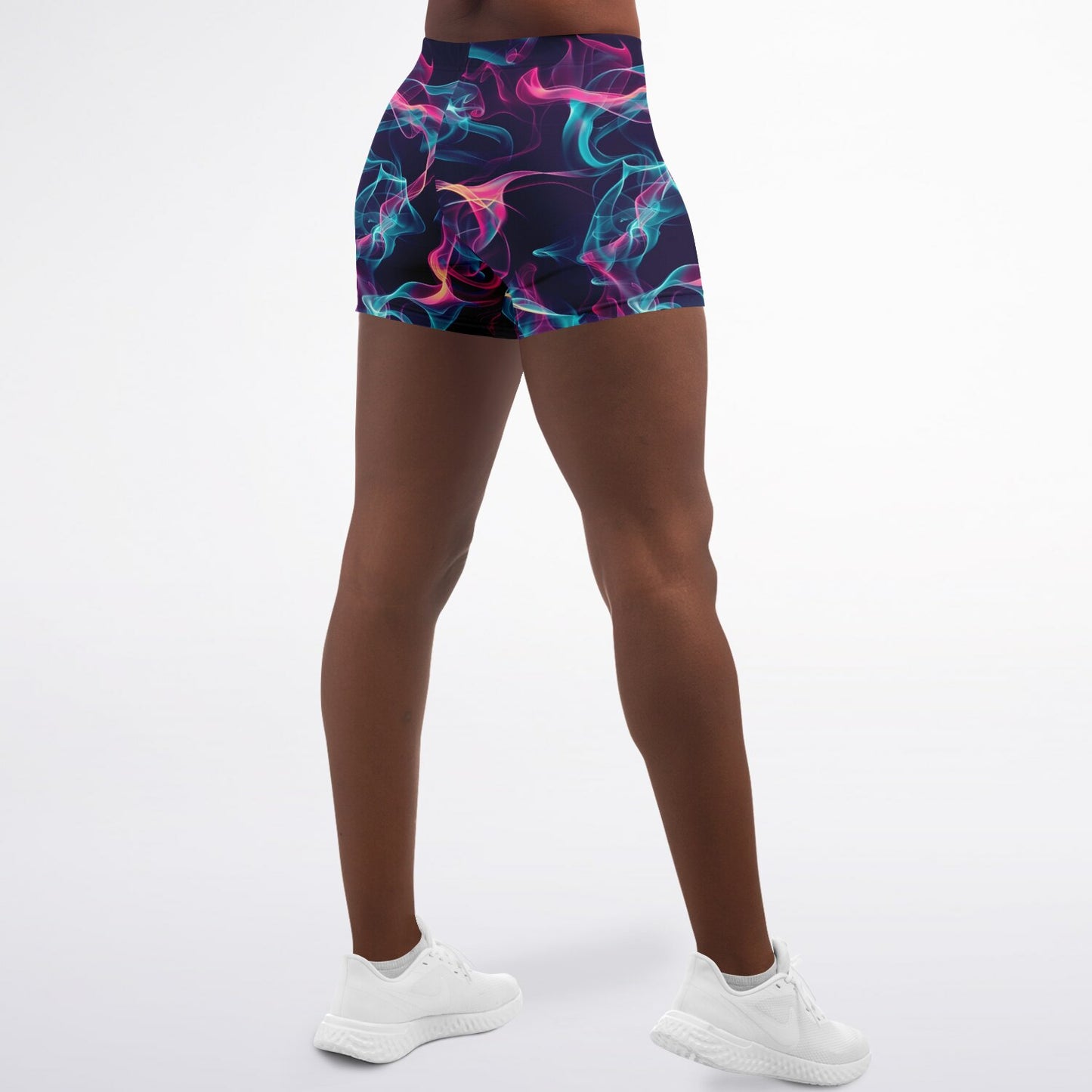Neon smoke Legging Shorts - AOP D2