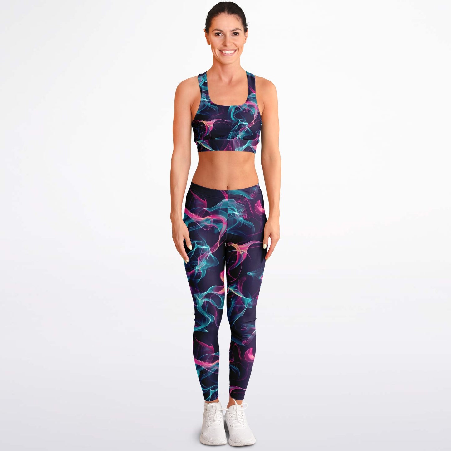 Neon Smoke 3 Padded Sports Bra & Leggings -