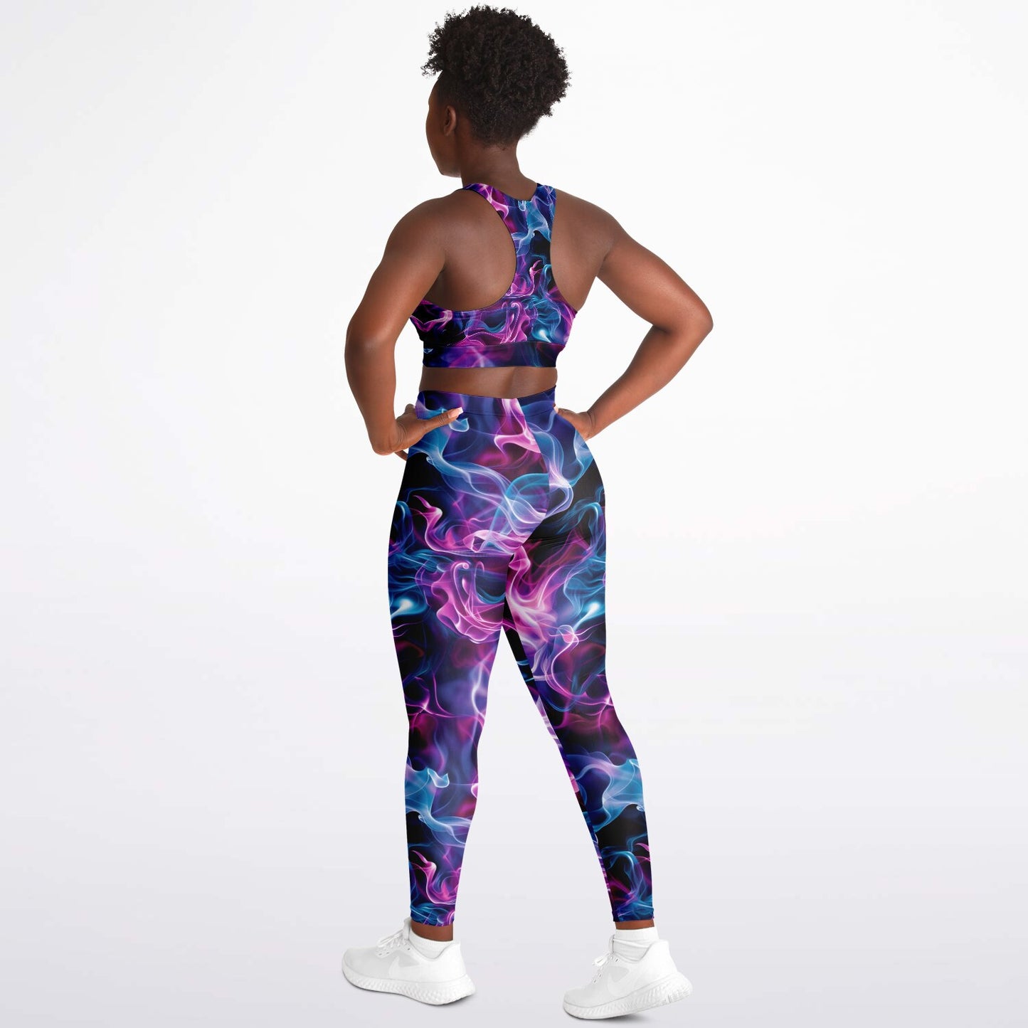 Neon Smoke 2 Padded Sports Bra & Leggings -