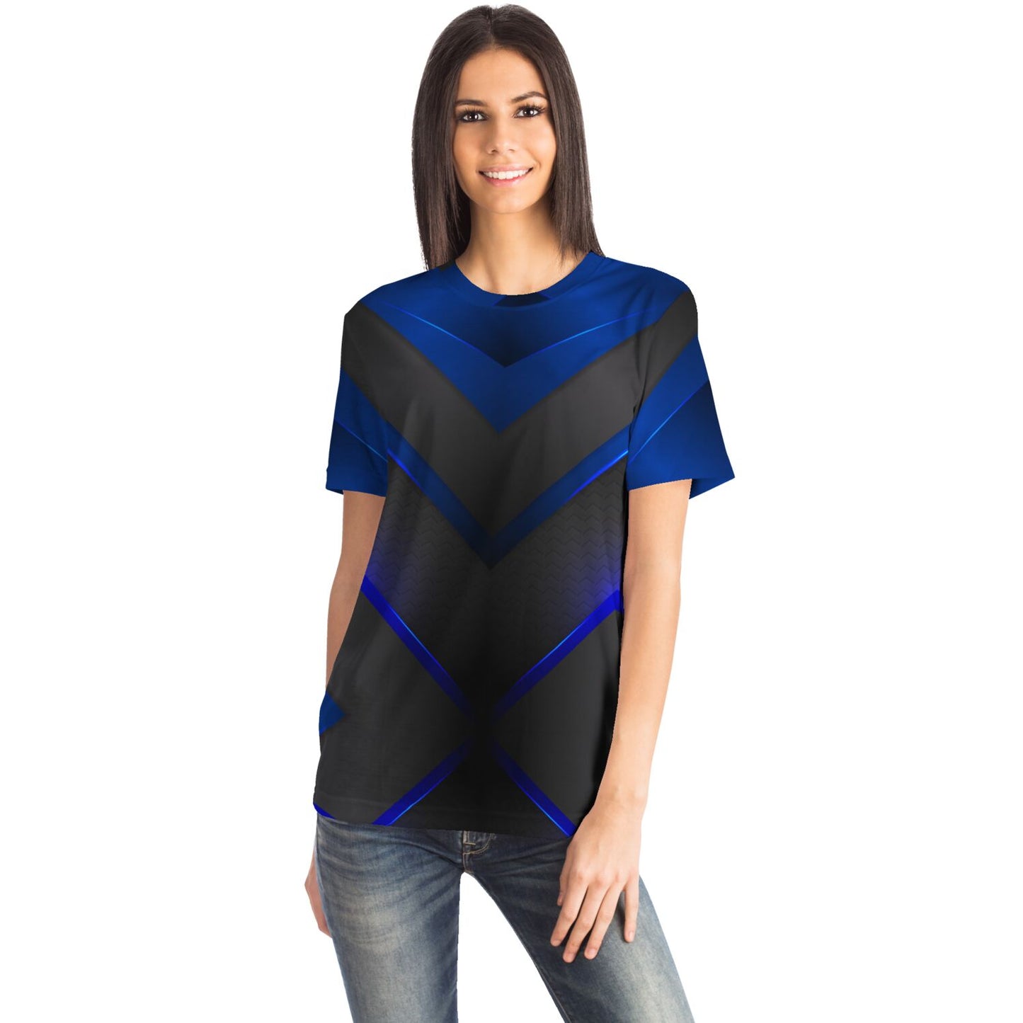 Black and Blue vector T-shirt