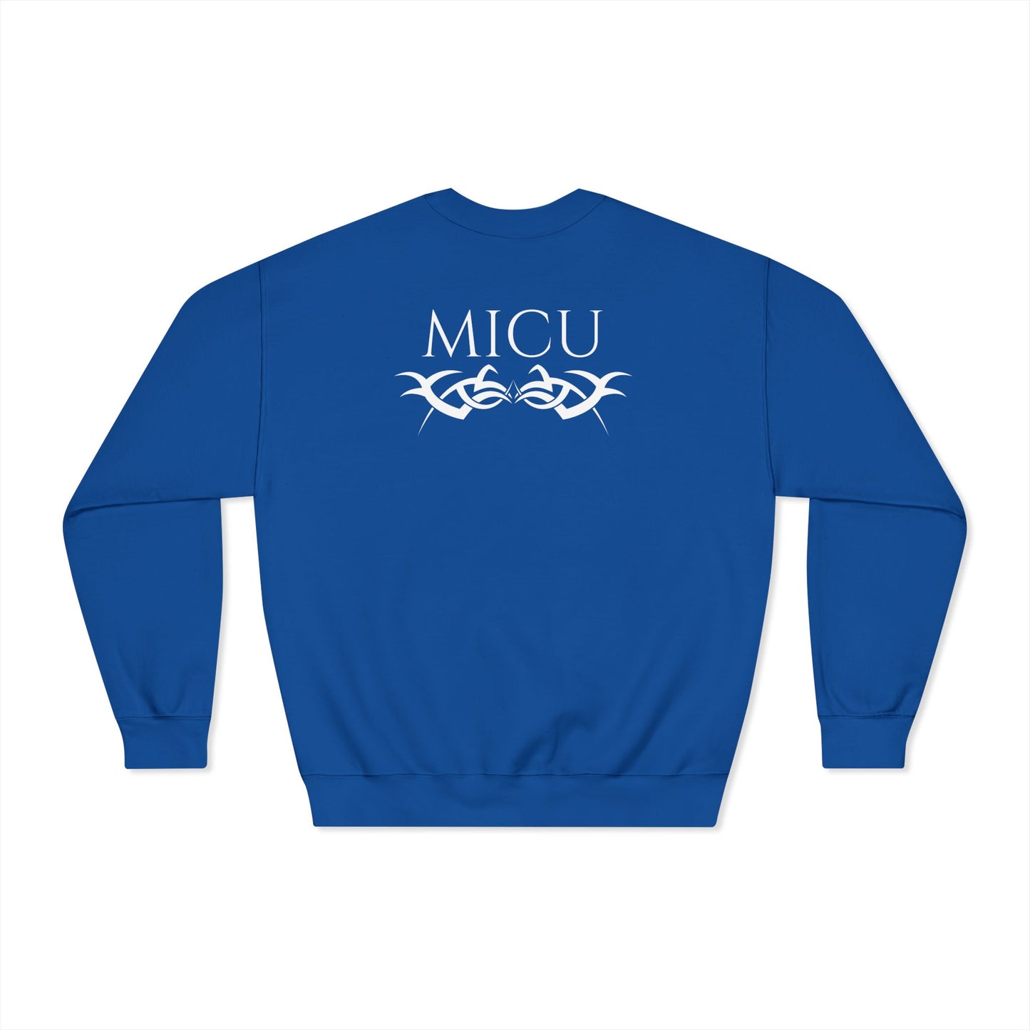 Crewneck Sweatshirt with RN & MICU Design - Cozy Medical Apparel