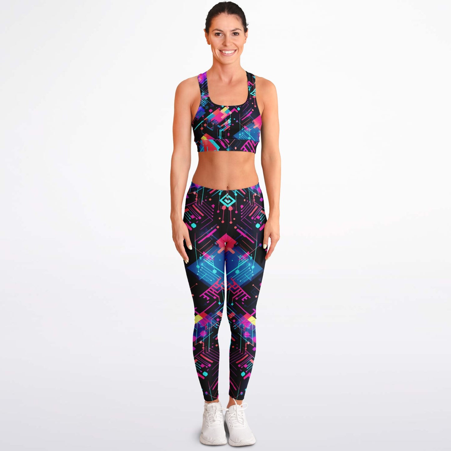 Neon 1 Padded Sports Bra & Leggings -