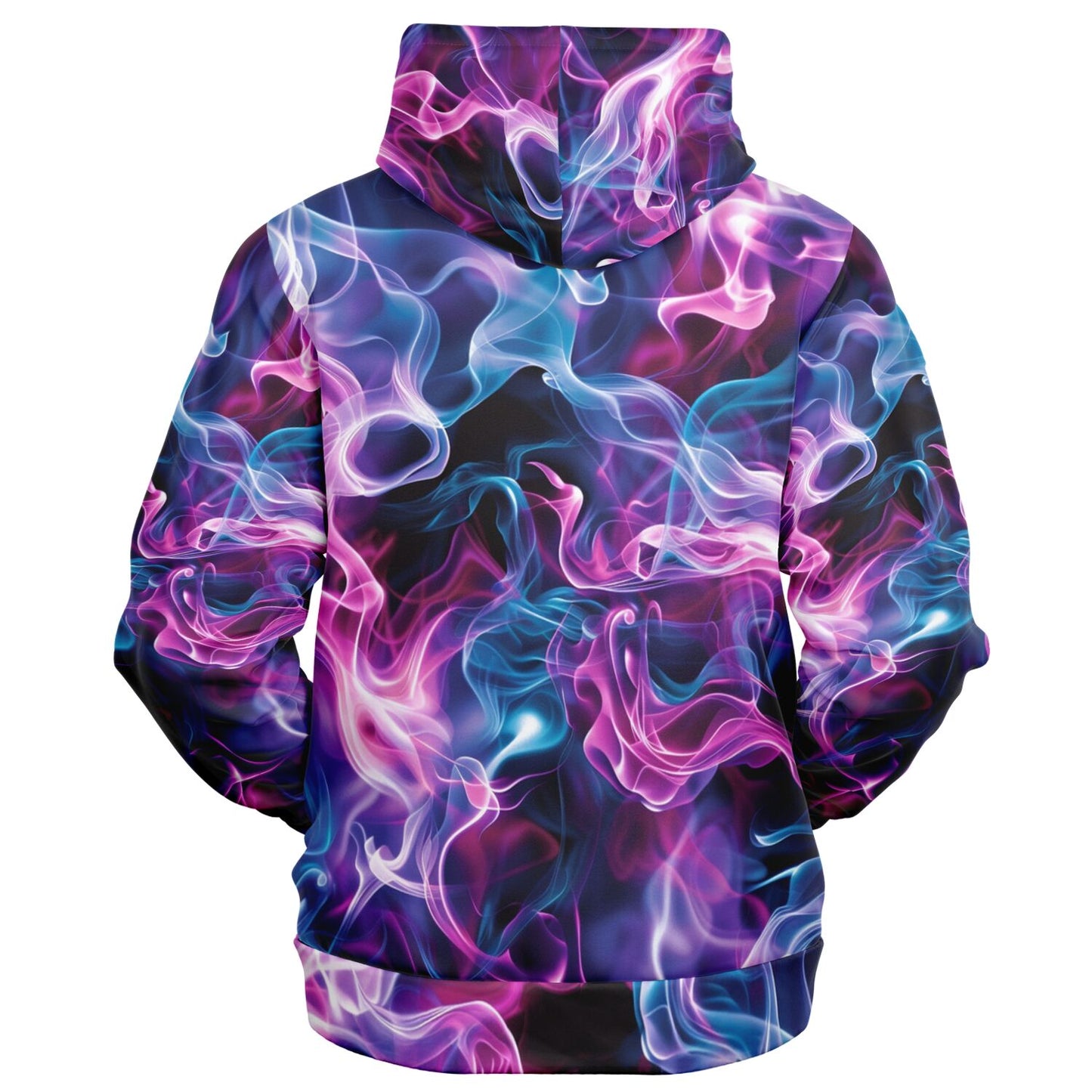 Neon Smoke 2 Fashion Zip-Up Hoodie -