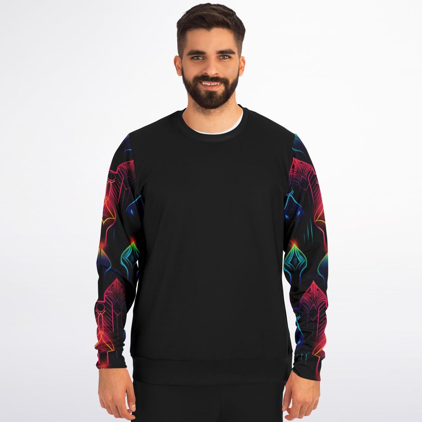 Neon Lights Crew Sweatshirt - AOP D2