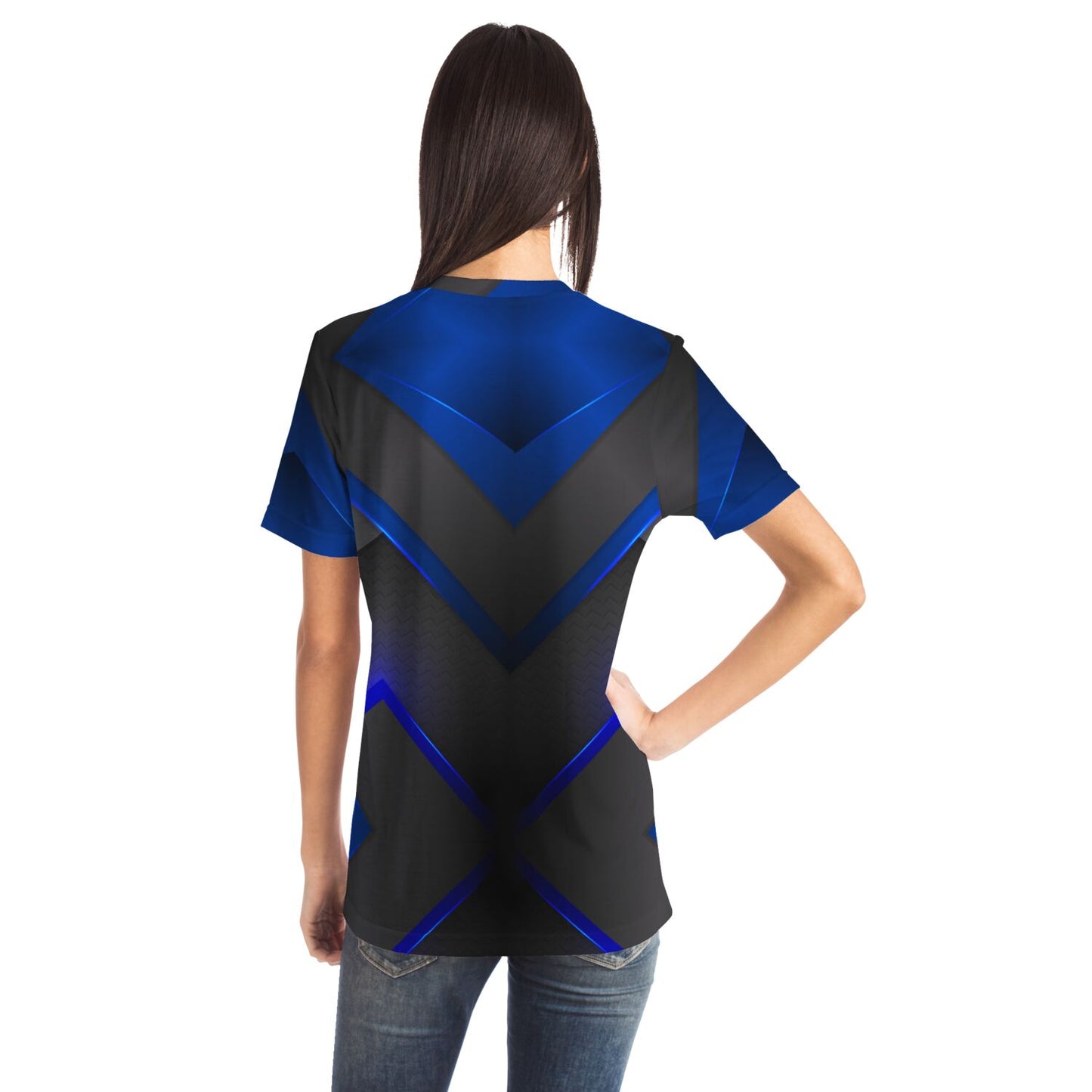 Black and Blue vector T-shirt