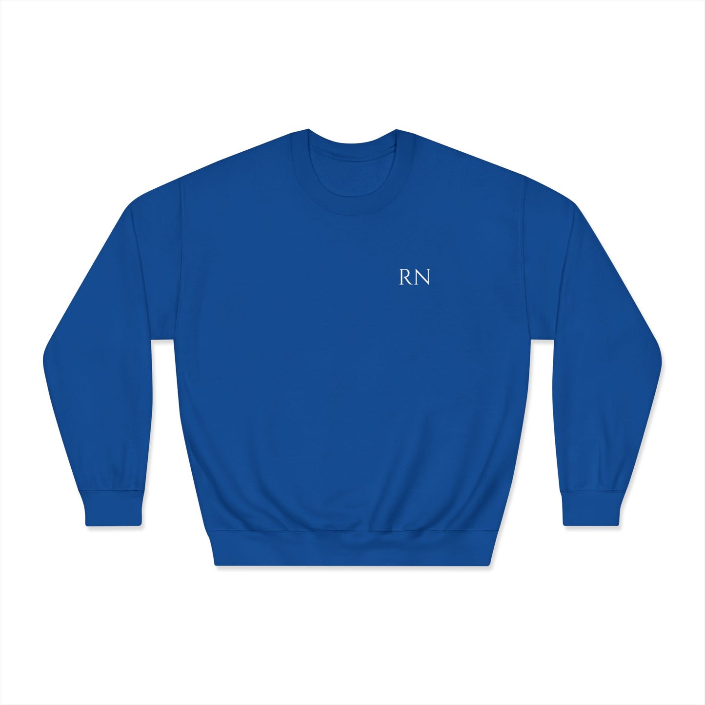 Crewneck Sweatshirt with RN & MICU Design - Cozy Medical Apparel