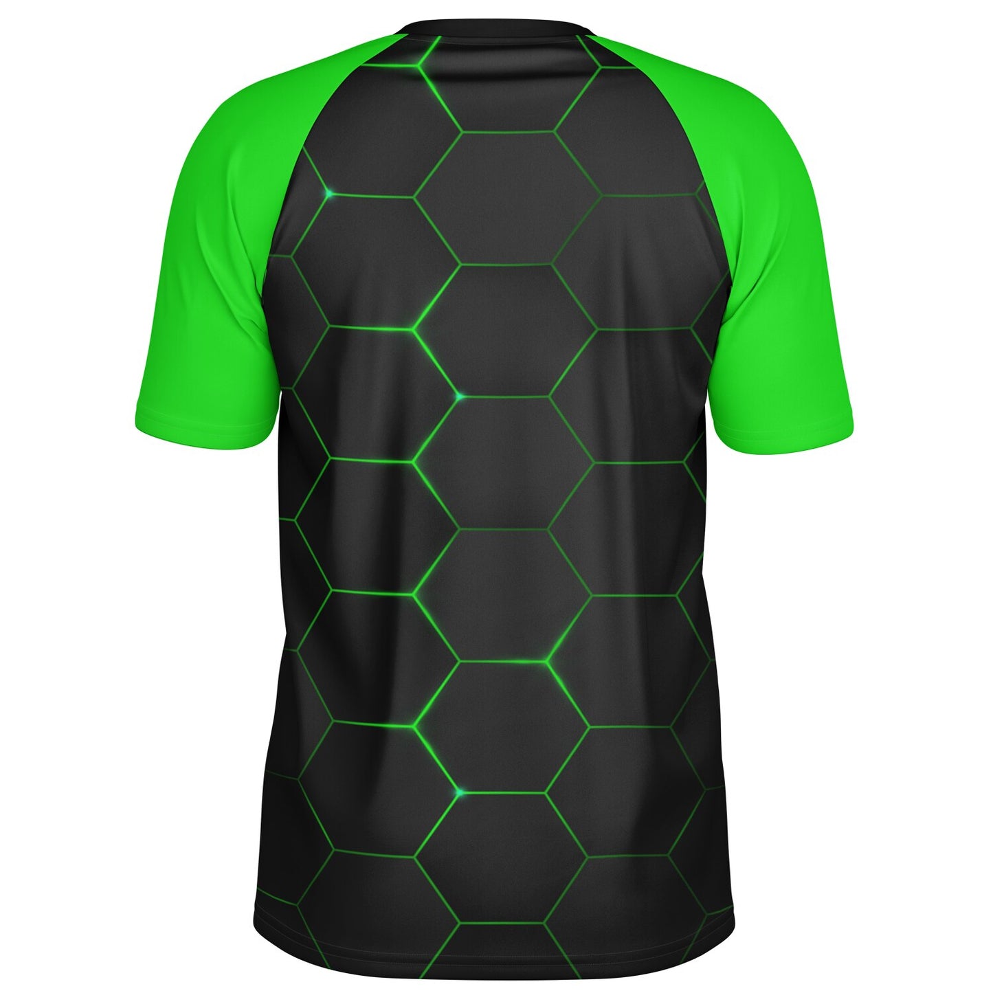 Hex Carbon with Green Men's Active Wear Jersey