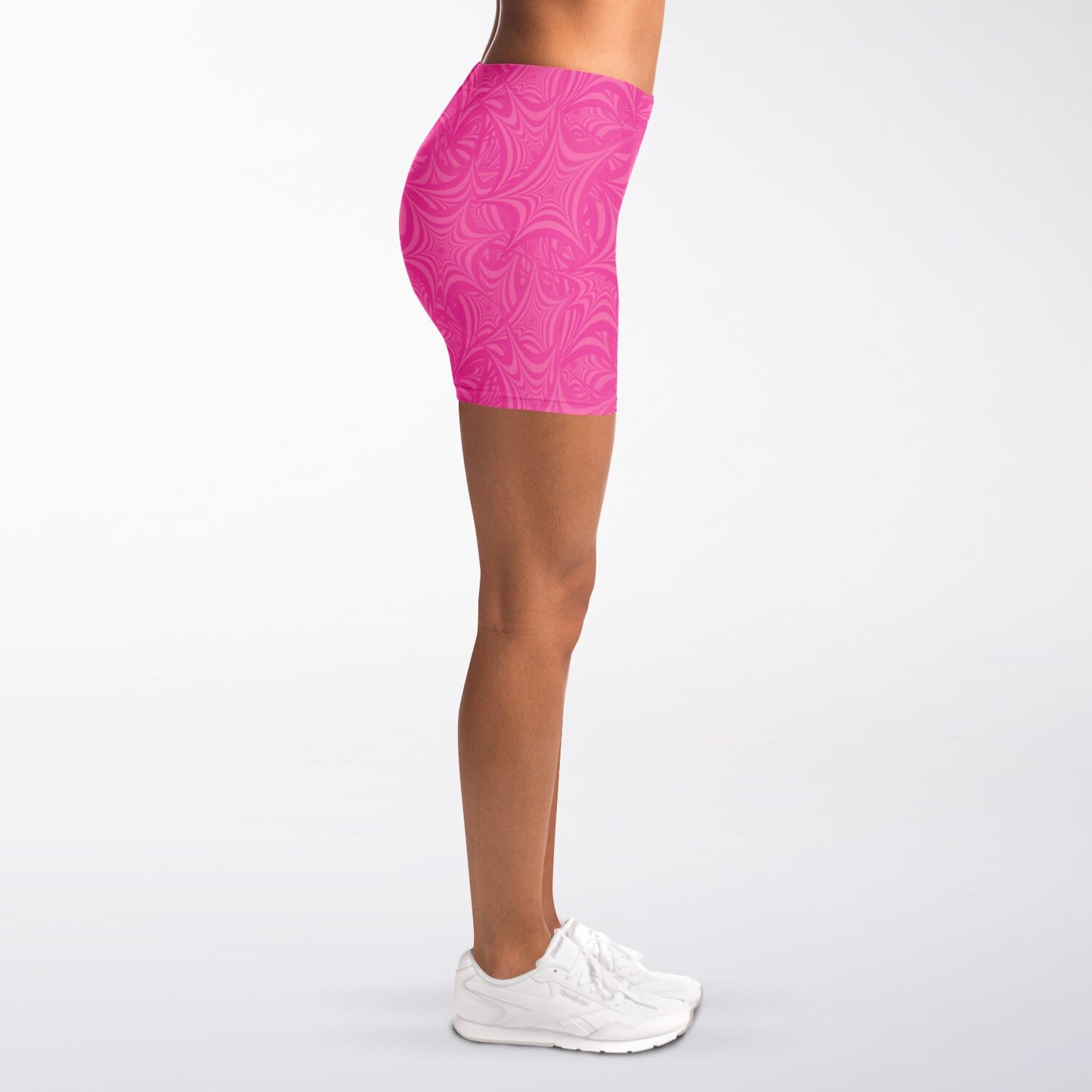 Pink stars Legging Shorts - AOP