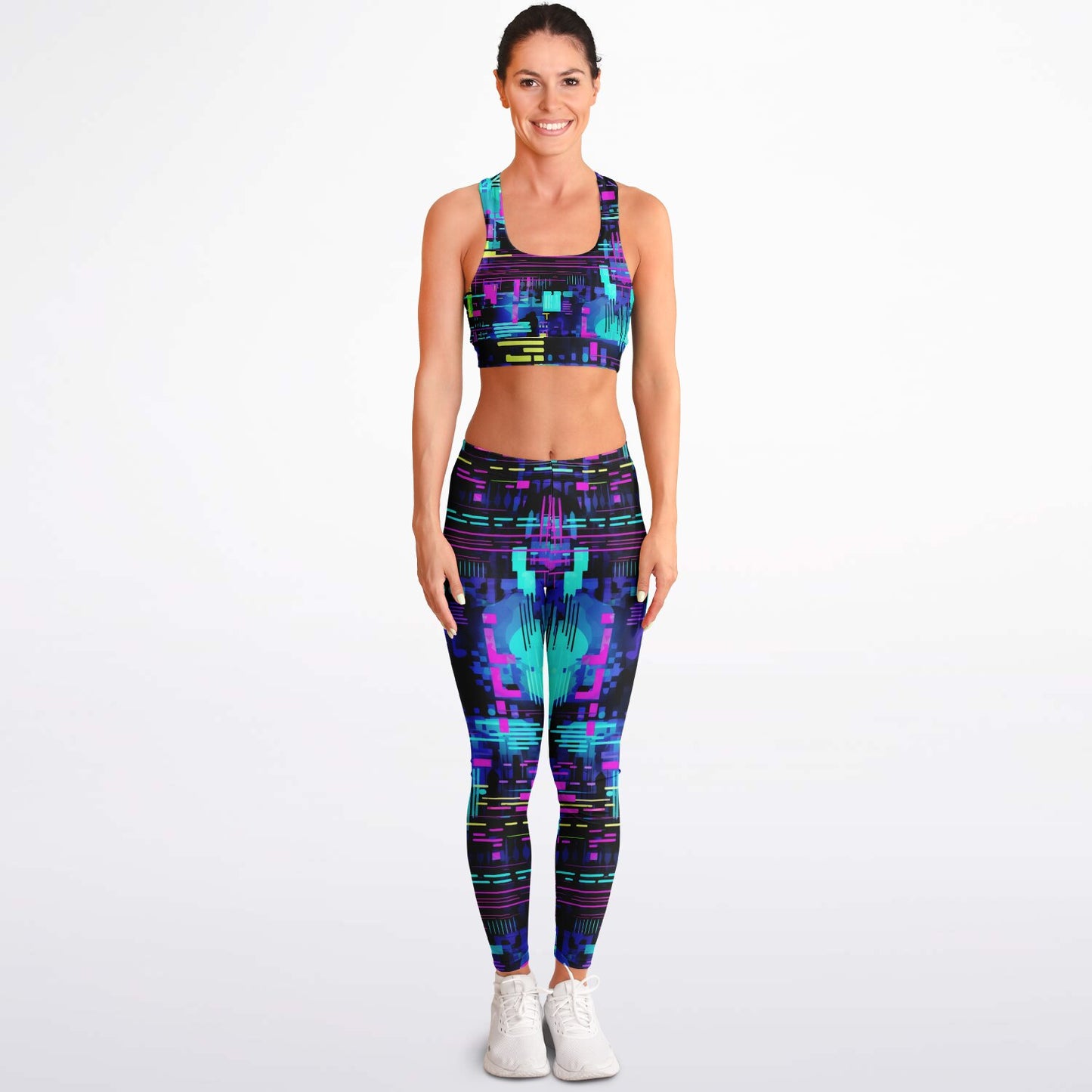 Neon 4 Padded Sports Bra & Leggings -