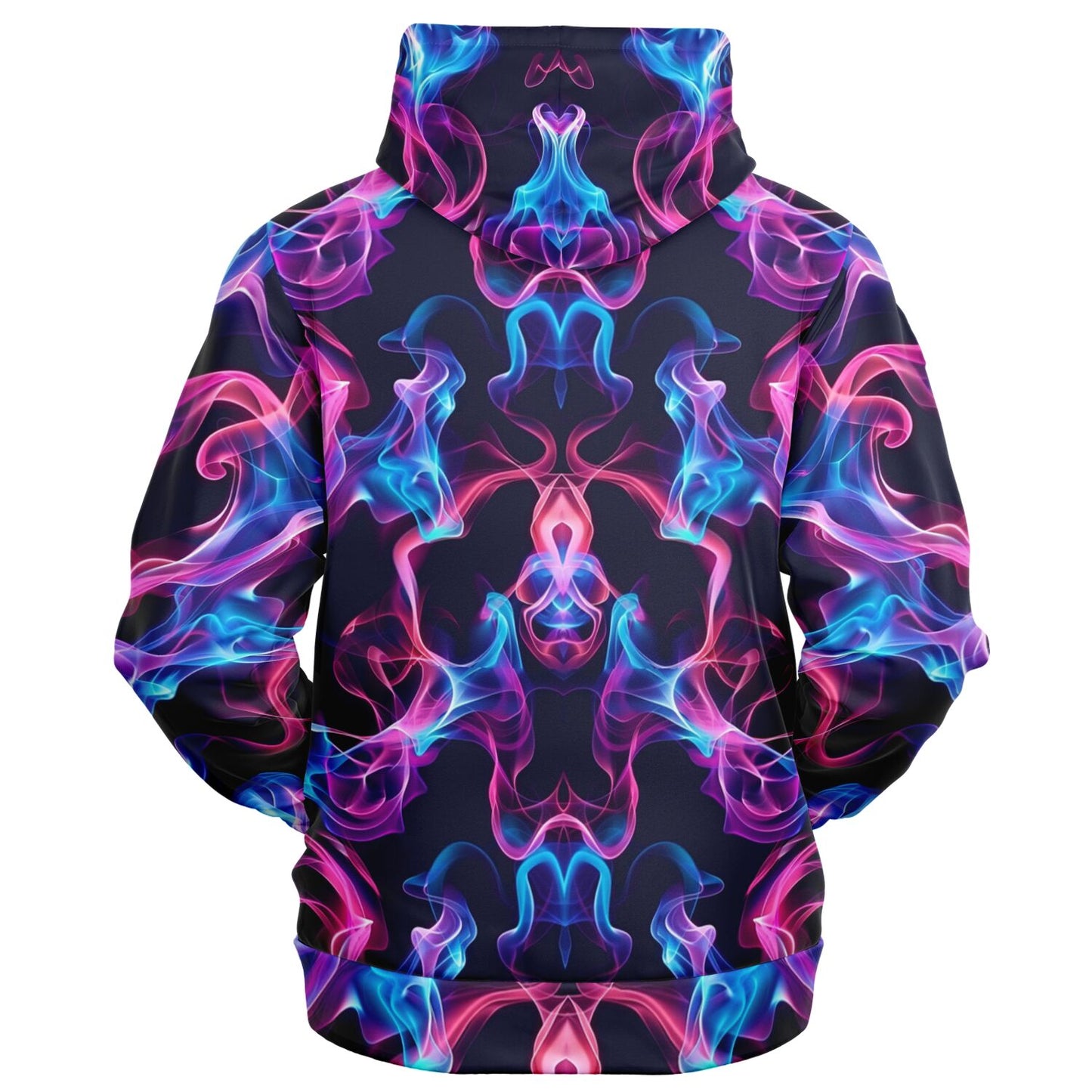 Neon smoke 1 Fashion Zip-Up Hoodie -