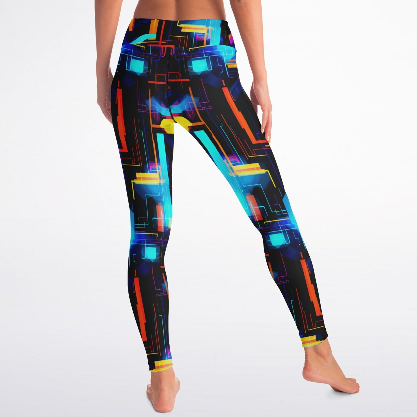 Neon 3 Yoga Leggings -