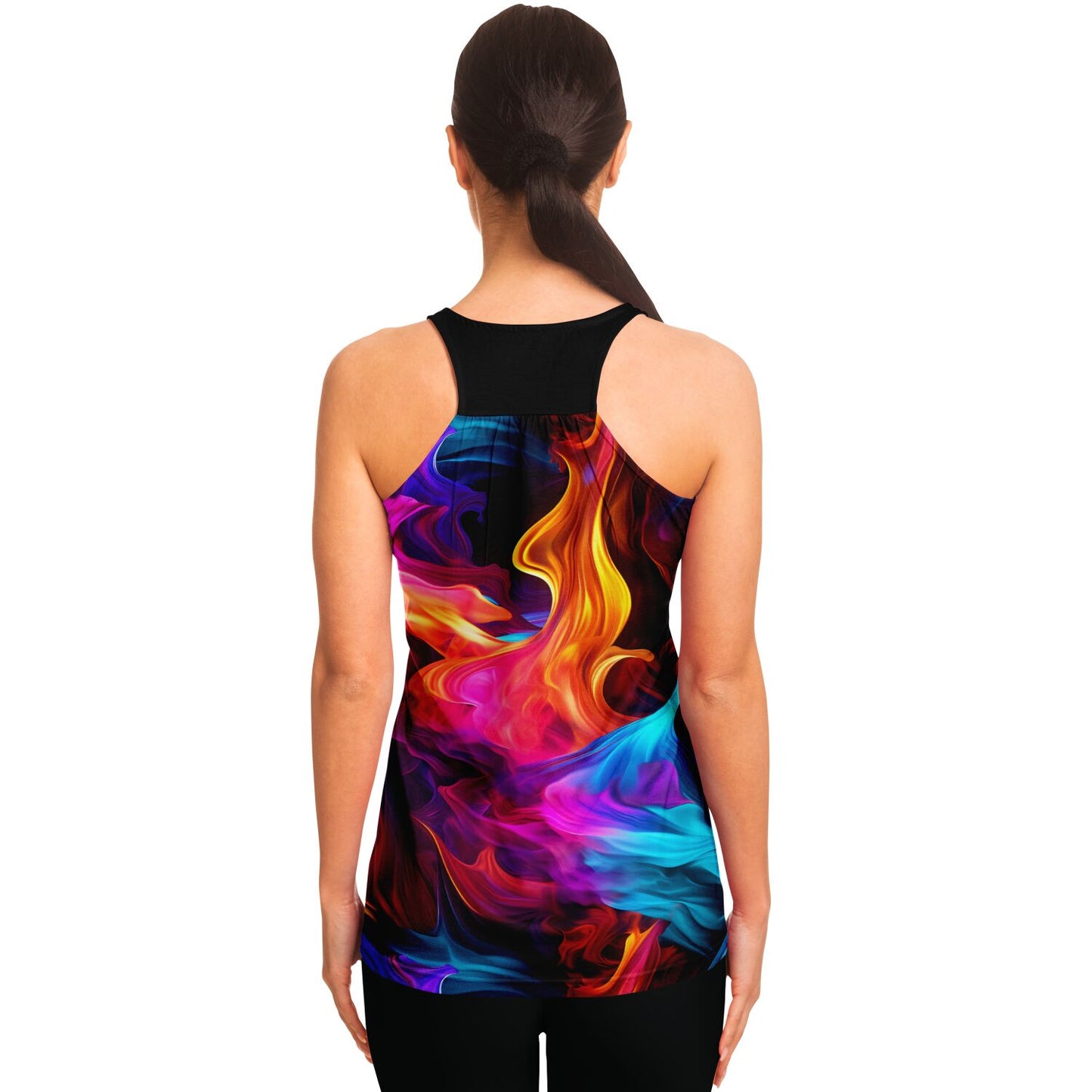 Fire and Ice Racerback Tank Top - AOP