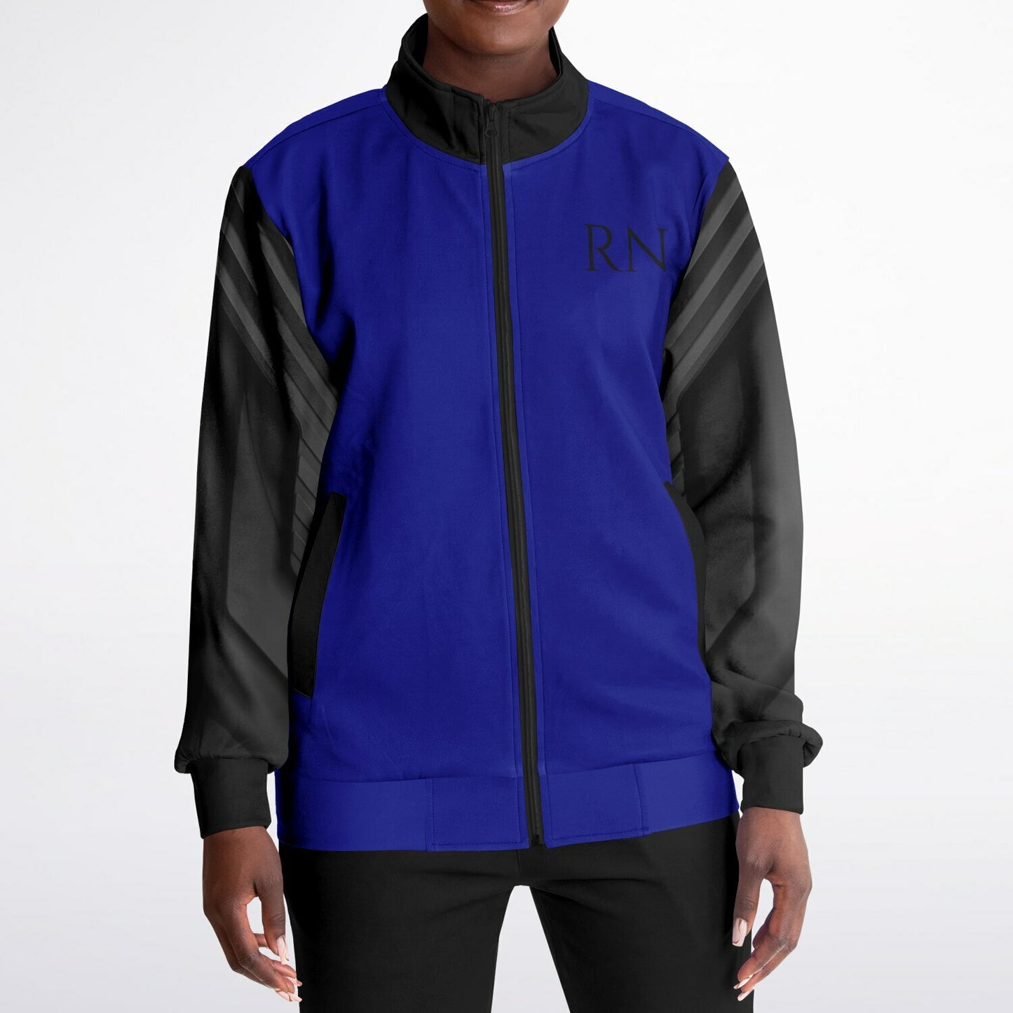 MICU Tribal Blue black Track Jacket - AOP