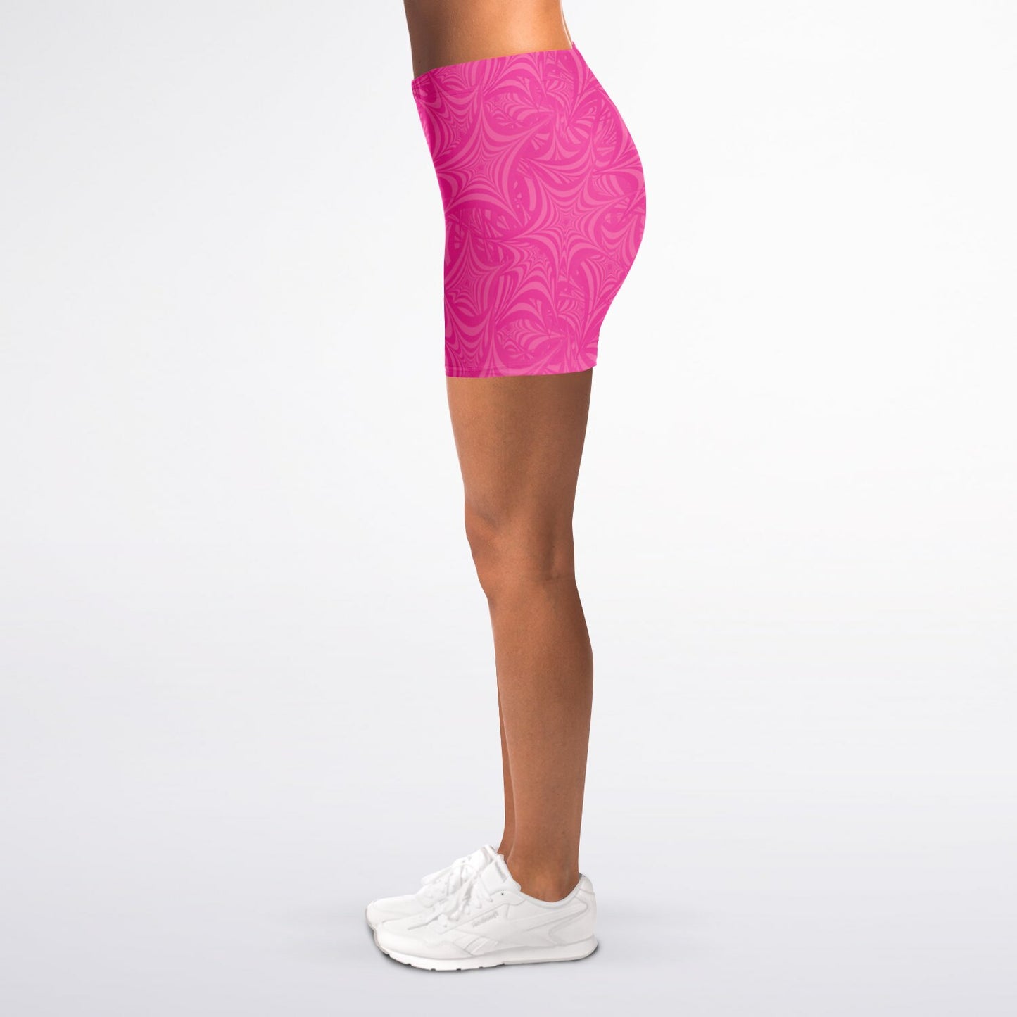 Pink stars Legging Shorts - AOP